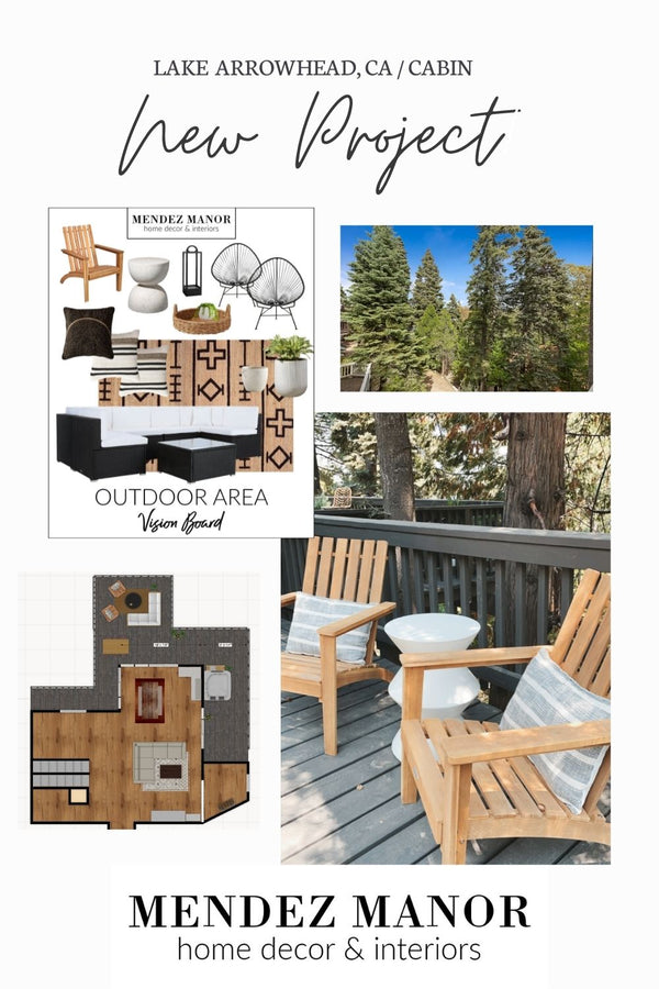 New Interior Design Project: Lake Arrowhead Cabin Vacation Rental ...