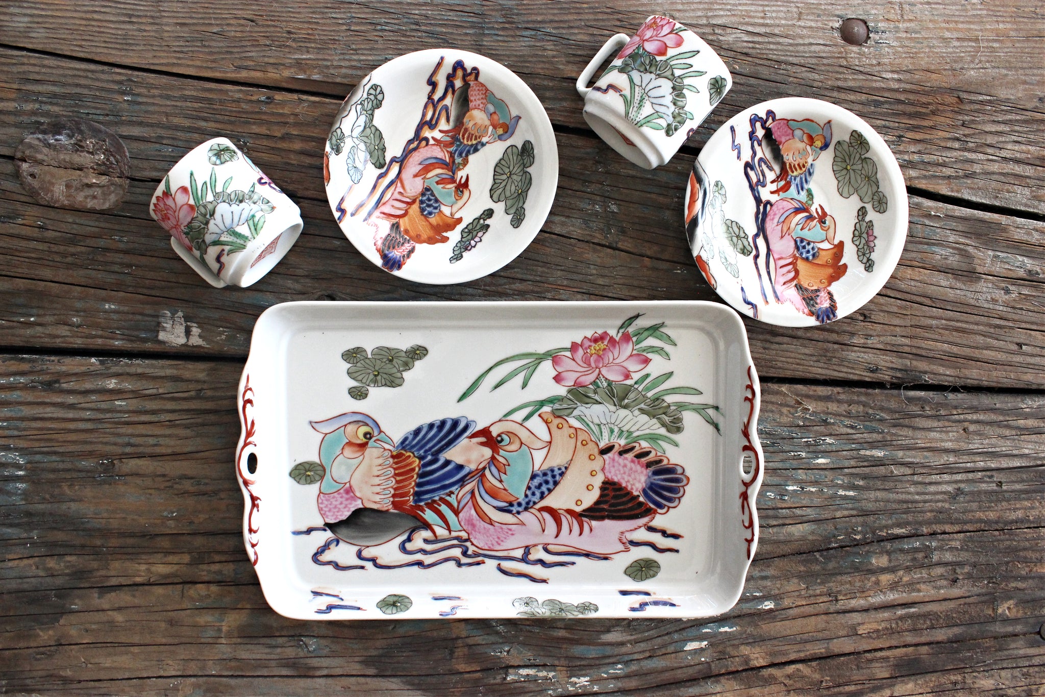Vintage Chinese Tea/Espresso Set