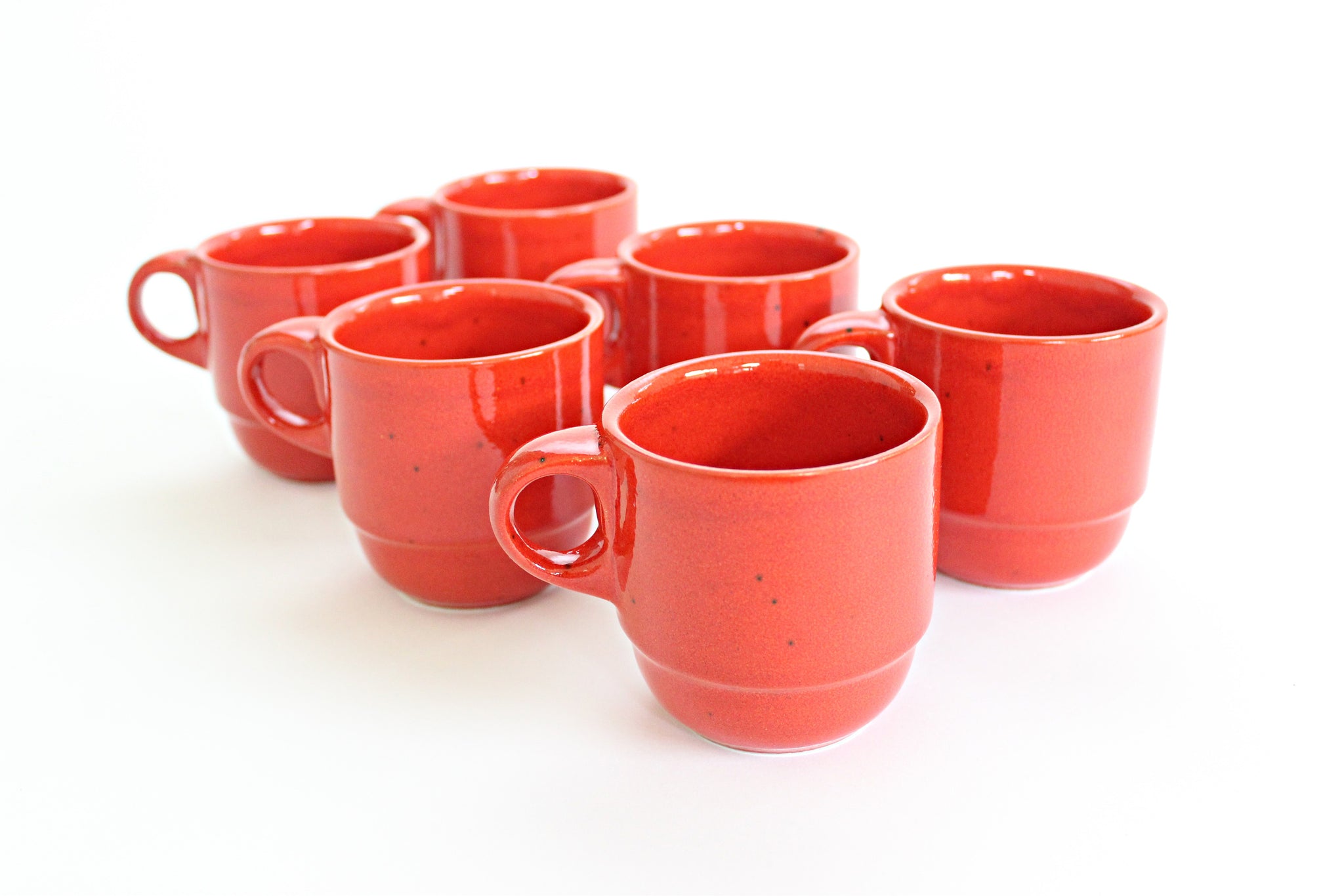 orange kitchen coffee mugs sustainable home