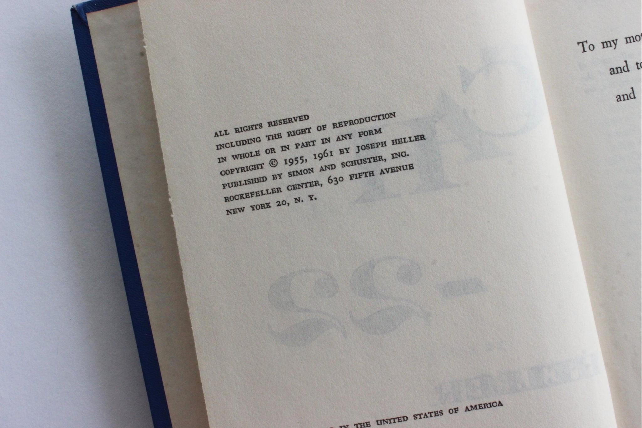 Vintage 1961 Edition of "Catch - 22", Hardcover Book, Novel by Joseph Heller