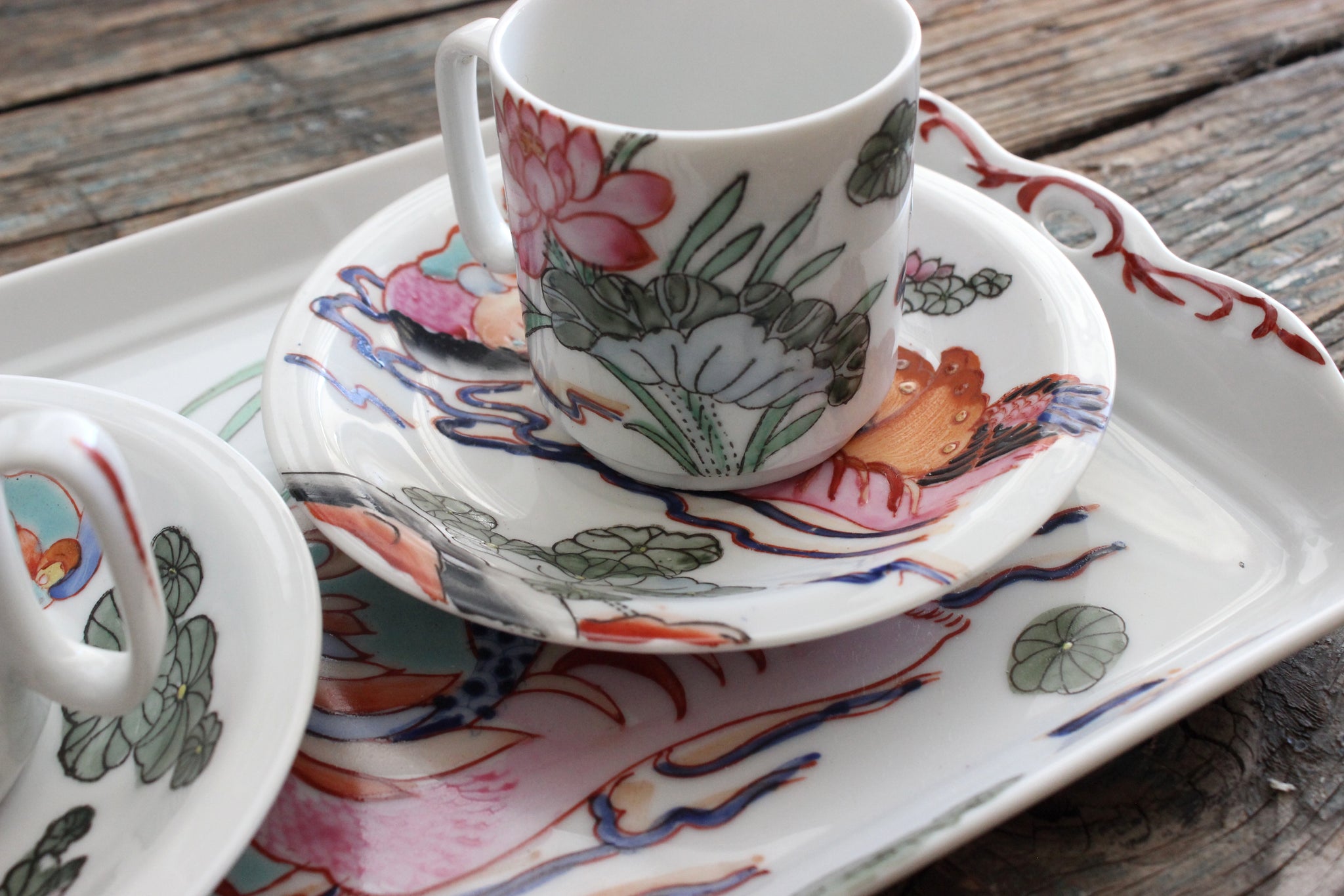 Vintage Chinese Tea/Espresso Set