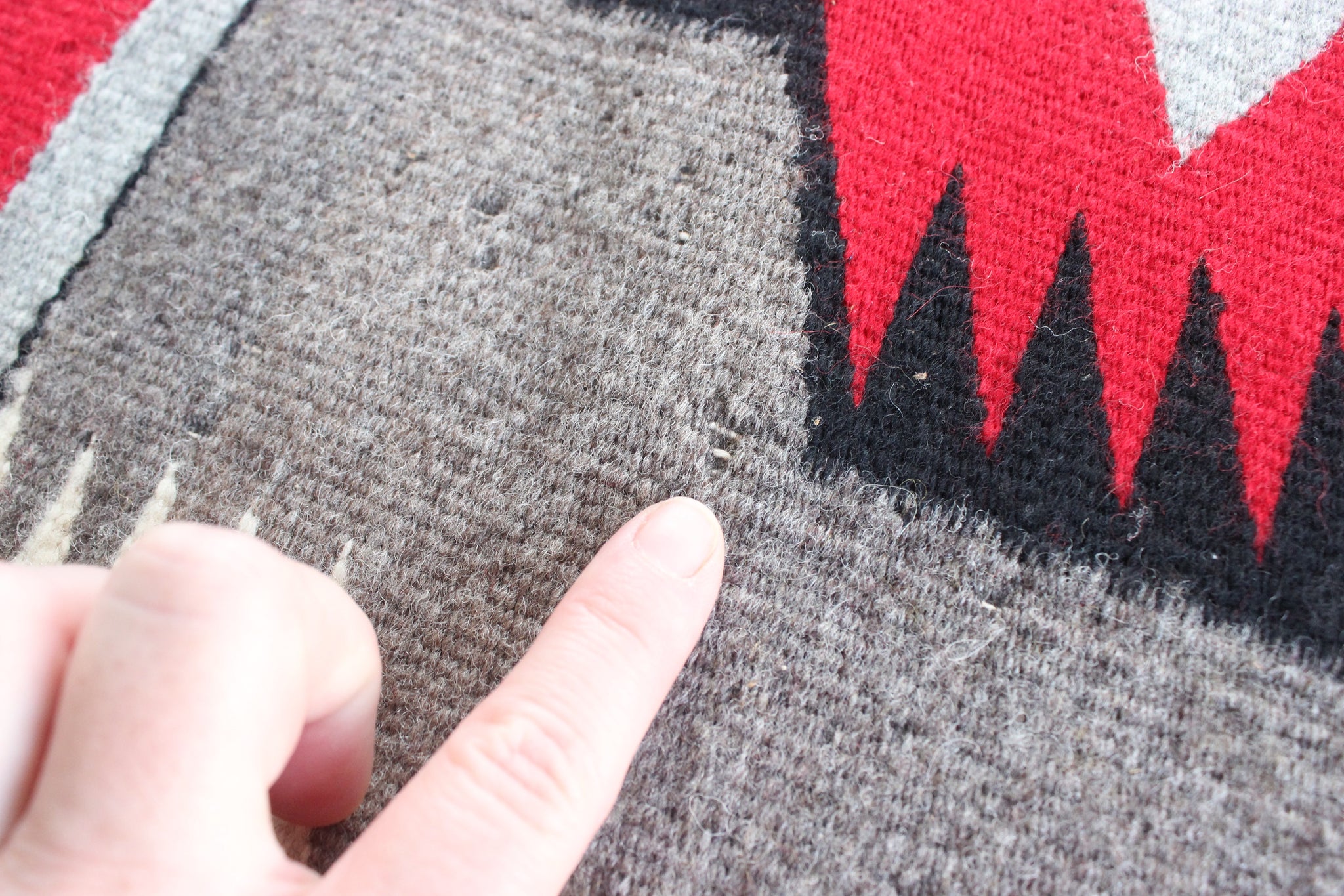 Authentic Navajo Rug, Woven Wall Decor, Table Top Accent