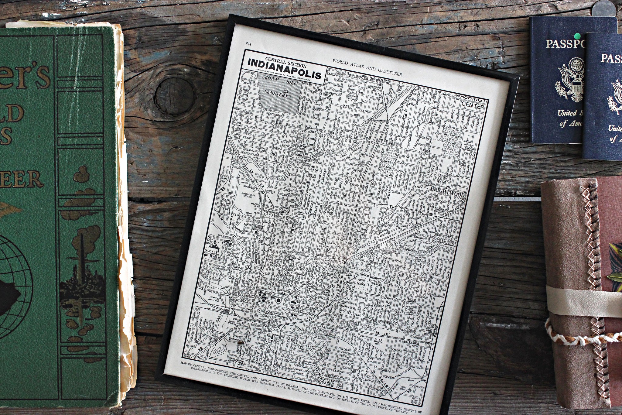 vintage city maps