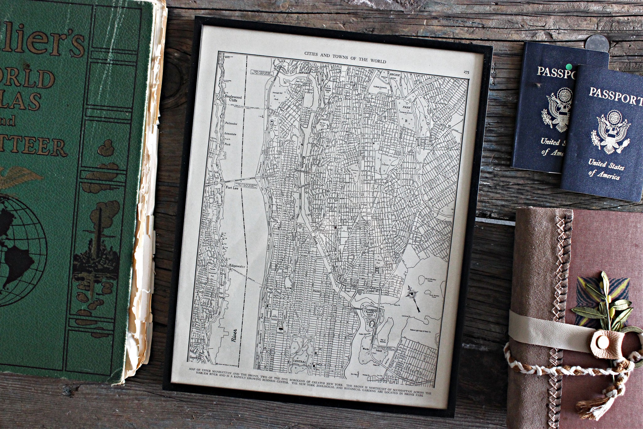 vintage city maps