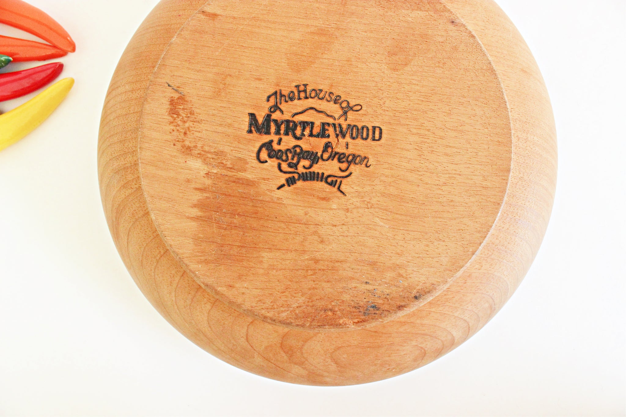 Wood Serving Bowl, Chips & Dip Serving Bowl