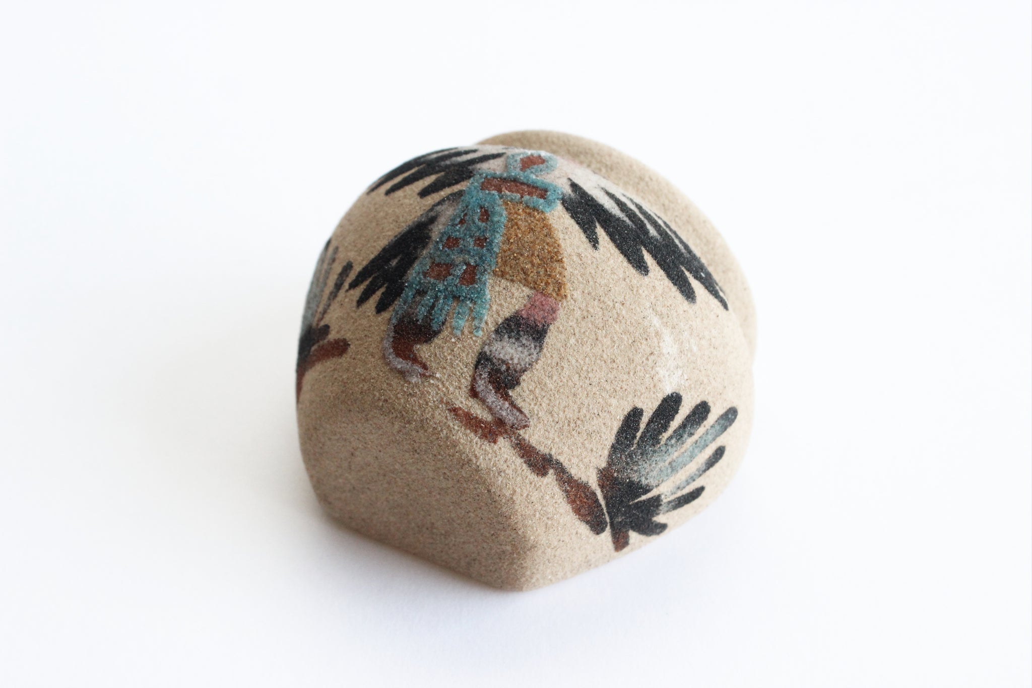 Navajo Sand Painting, Bud Vase, Wall Hanging