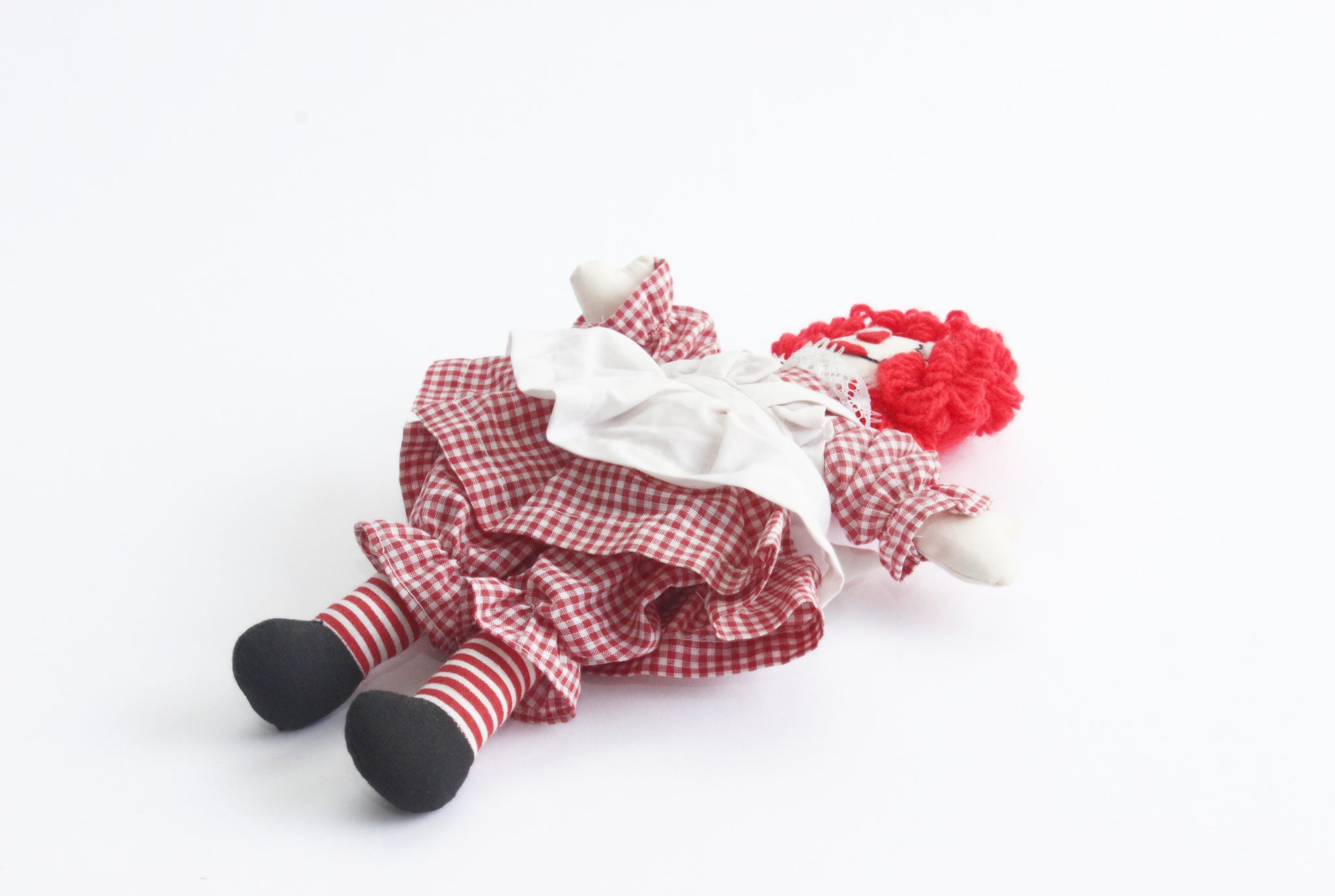 Vintage Handmade Raggedy Ann Doll