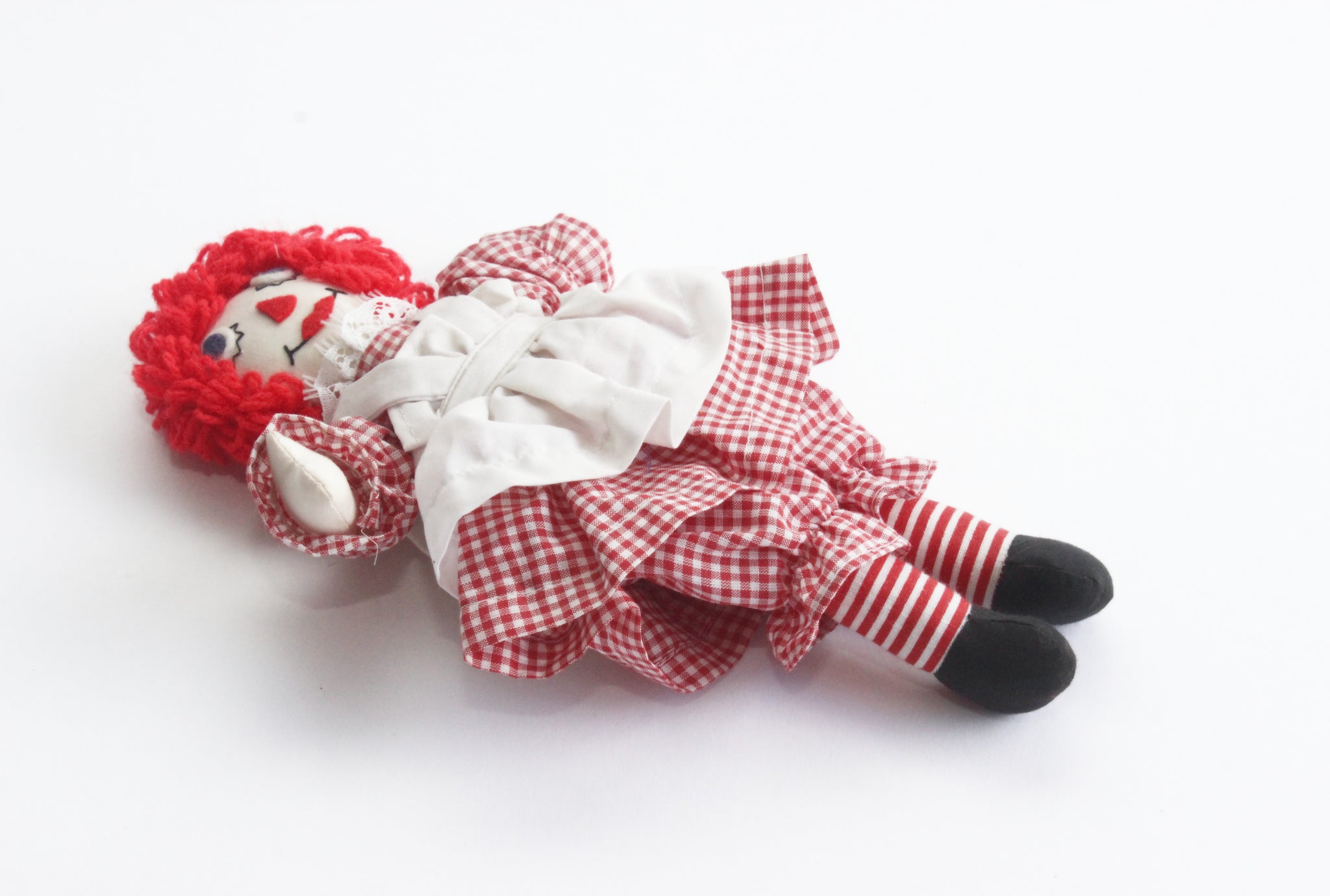 Vintage Handmade Raggedy Ann Doll
