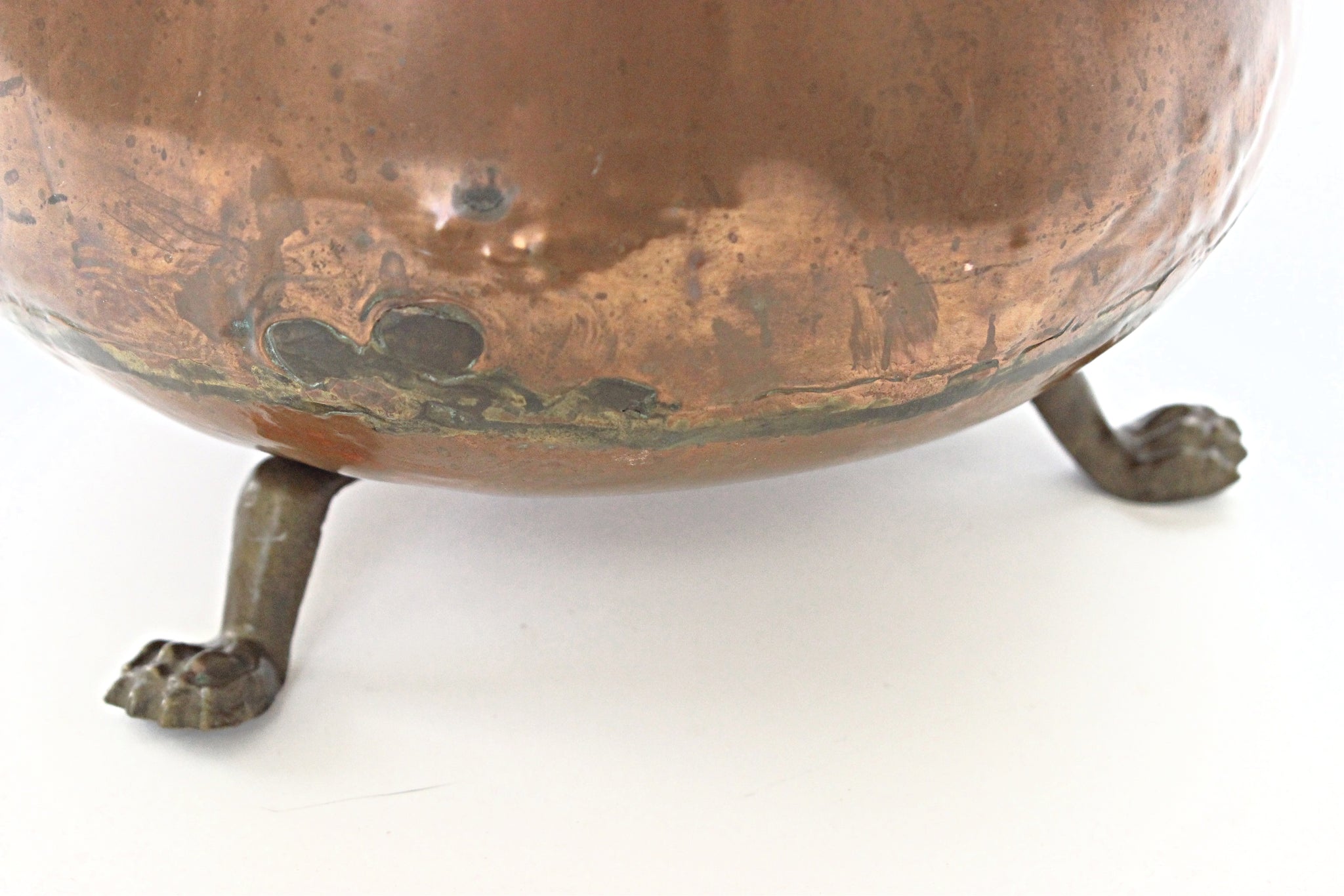antique copper pot