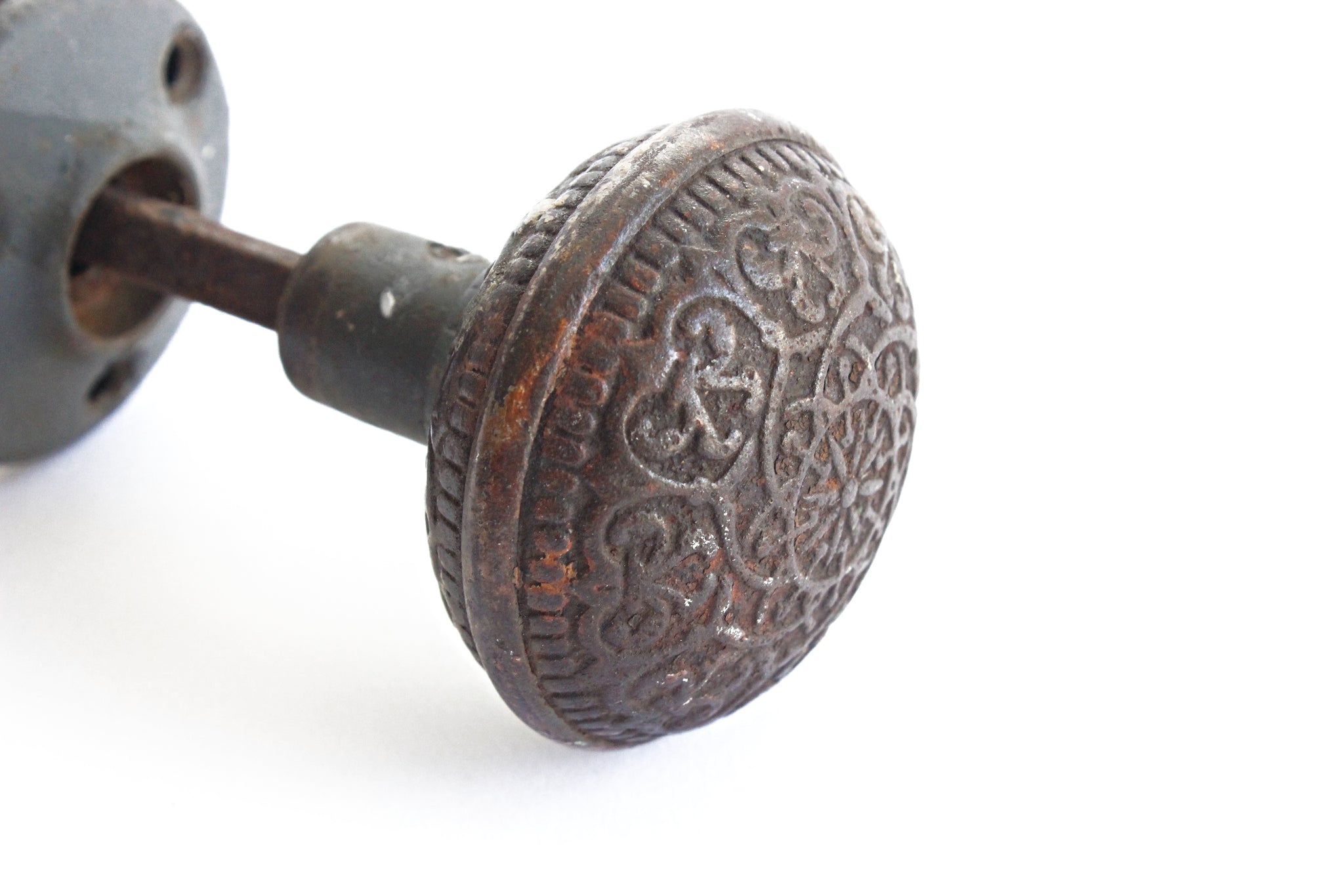 Antique Bronze Door Knobs, Victorian Style Door Knob Set