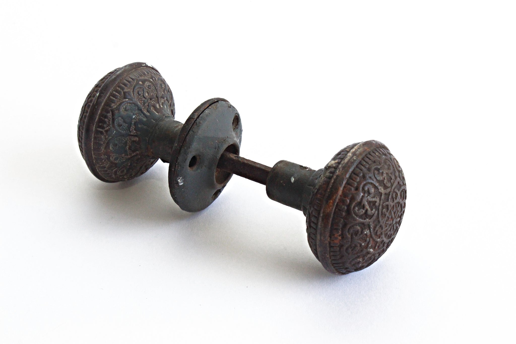 Antique Bronze Door Knobs, Victorian Style Door Knob Set
