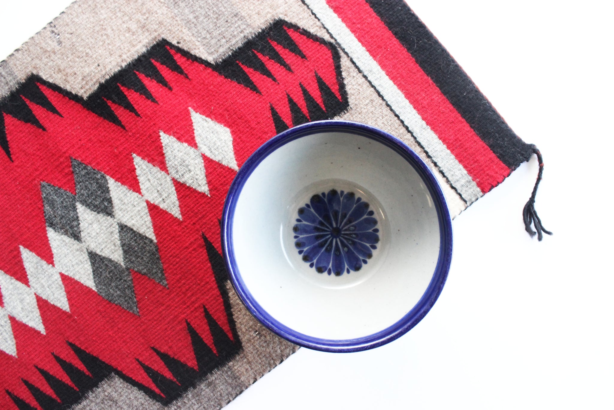 Hand Painted Mexican Bowl, Small Serving Bowl