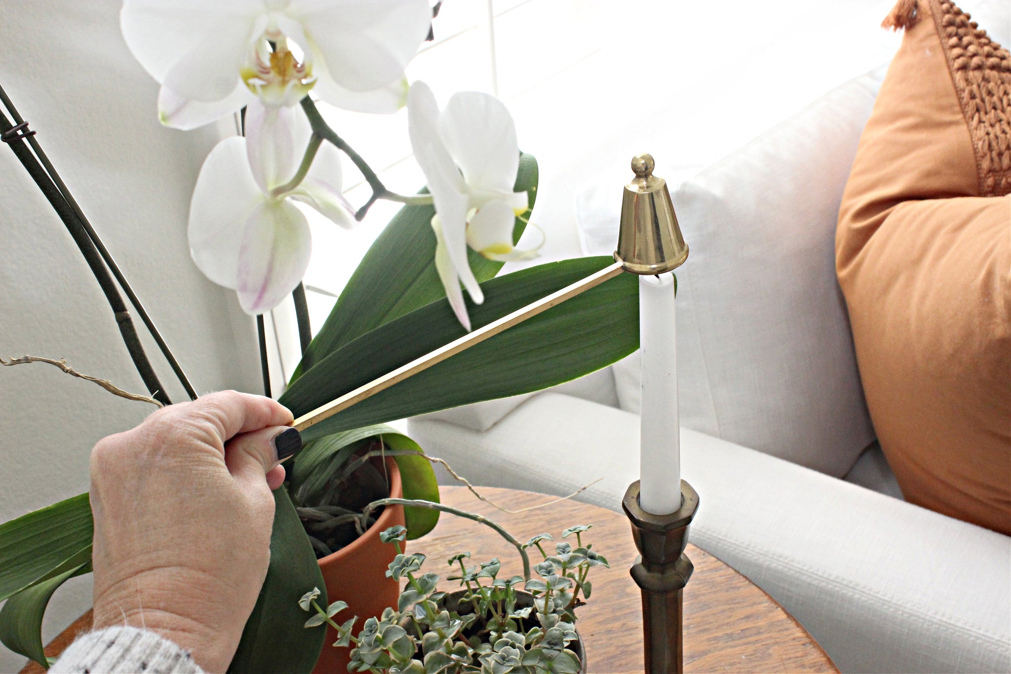 Vintage Brass Candle Snuffer