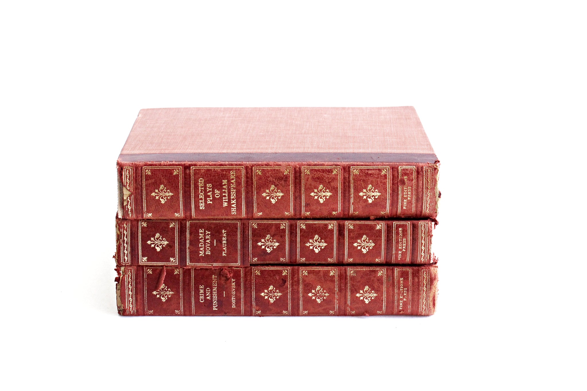 Set of 3 Vintage Classic Novels, Hardcover Books