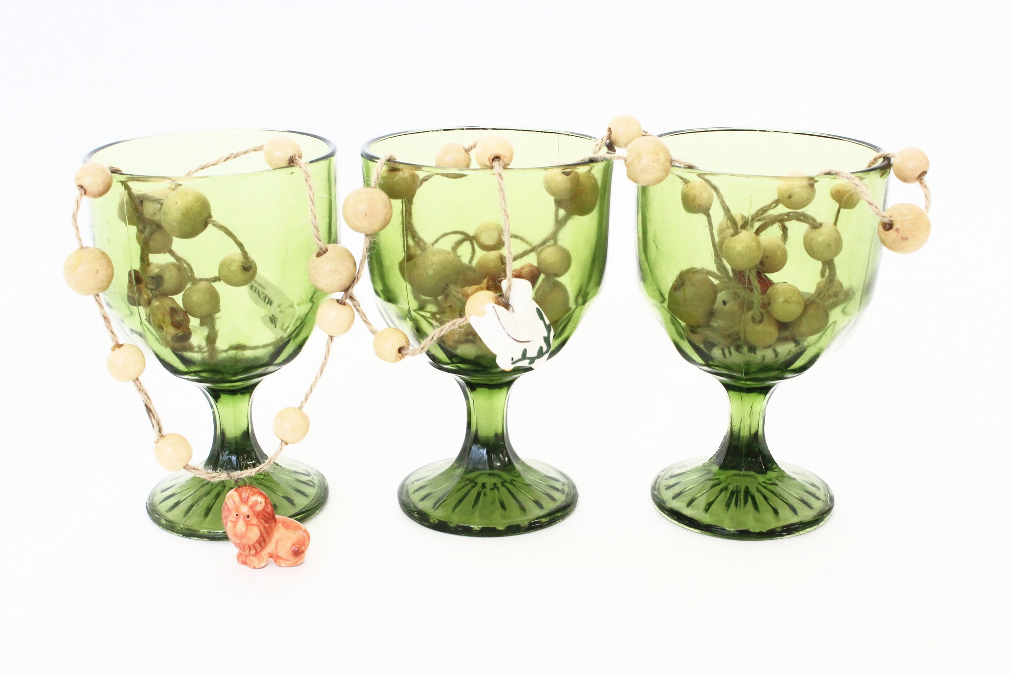 sustainable home decor vintage glassware