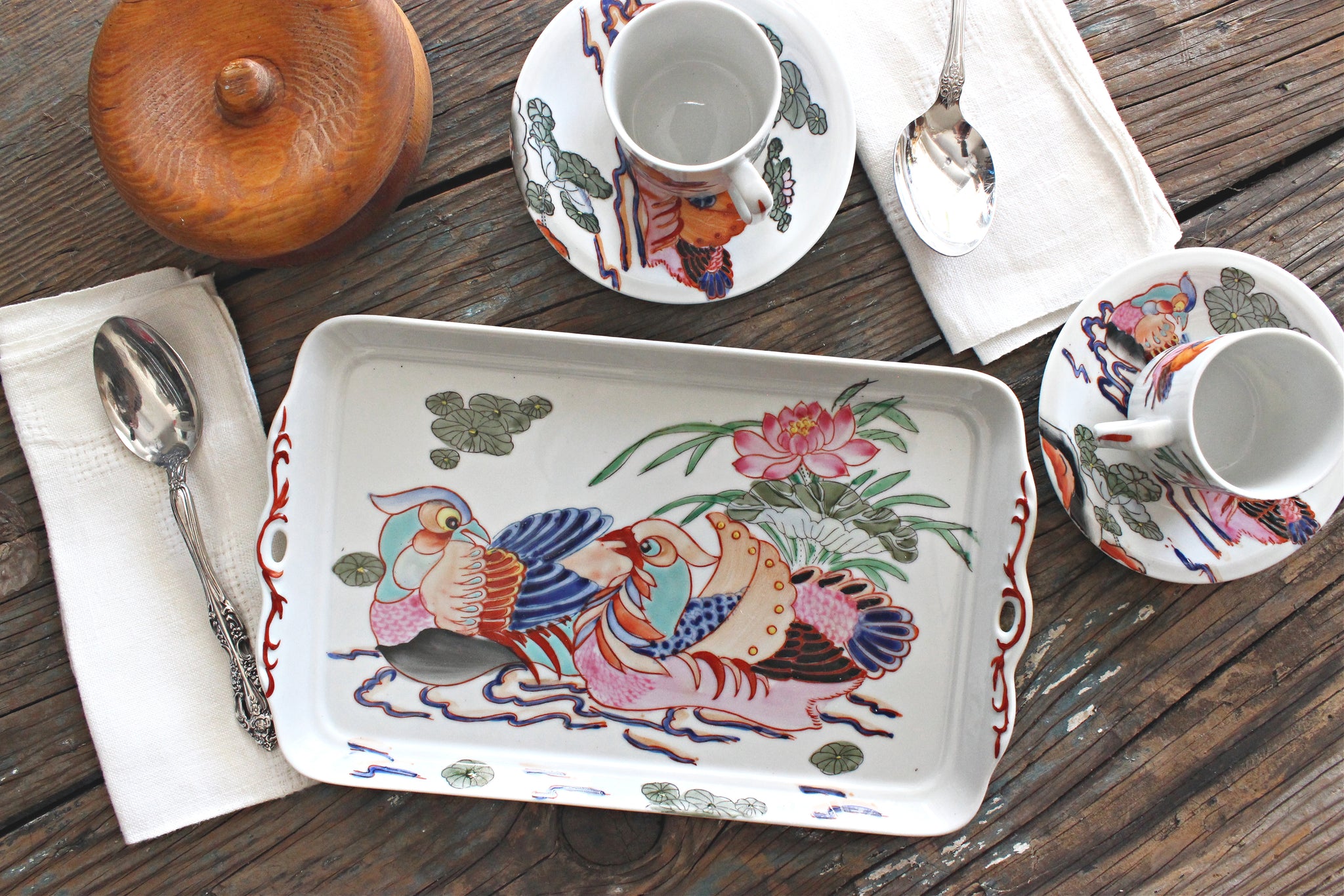 Vintage Chinese Tea/Espresso Set