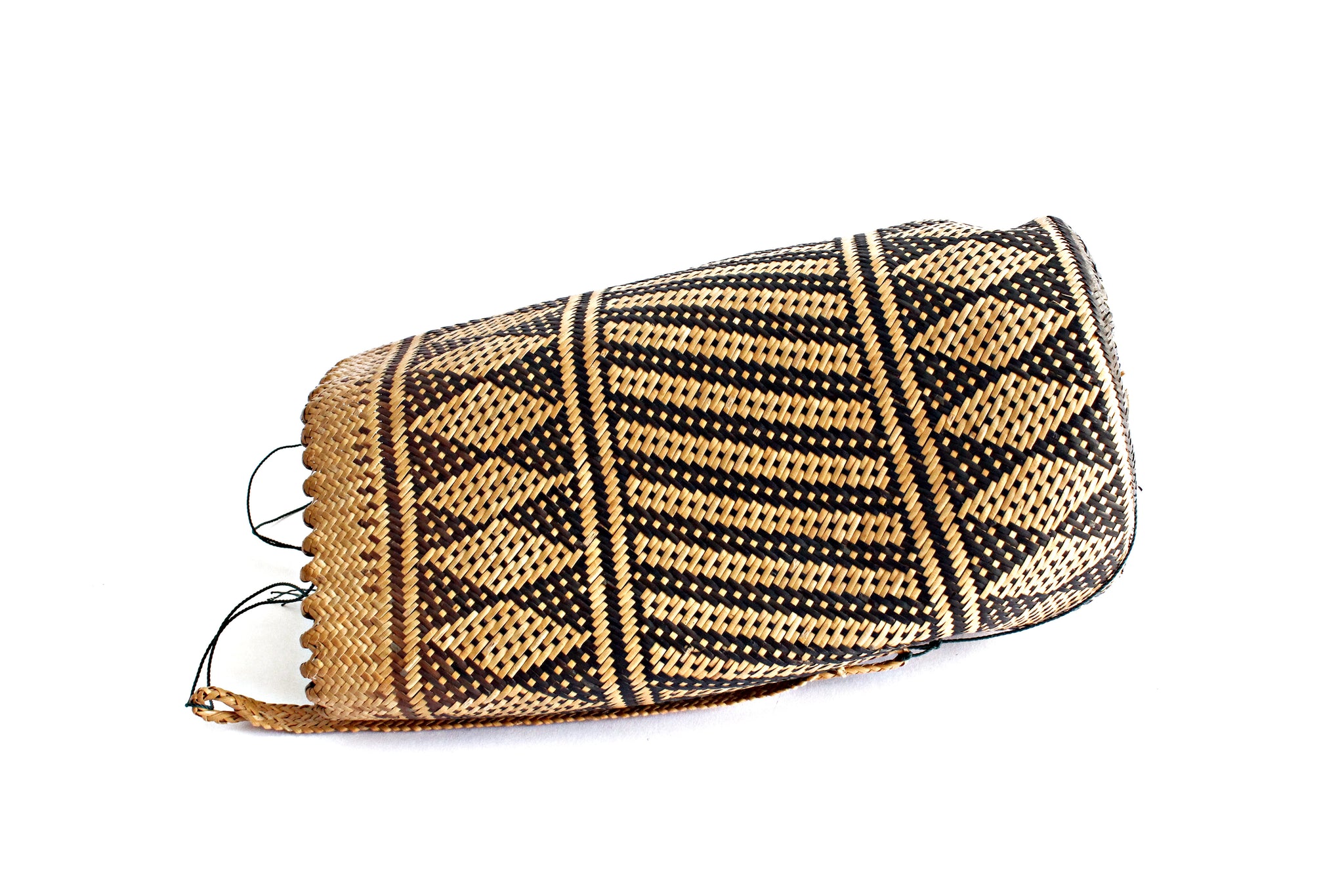 Vintage Woven Handbag, South American Market Bag