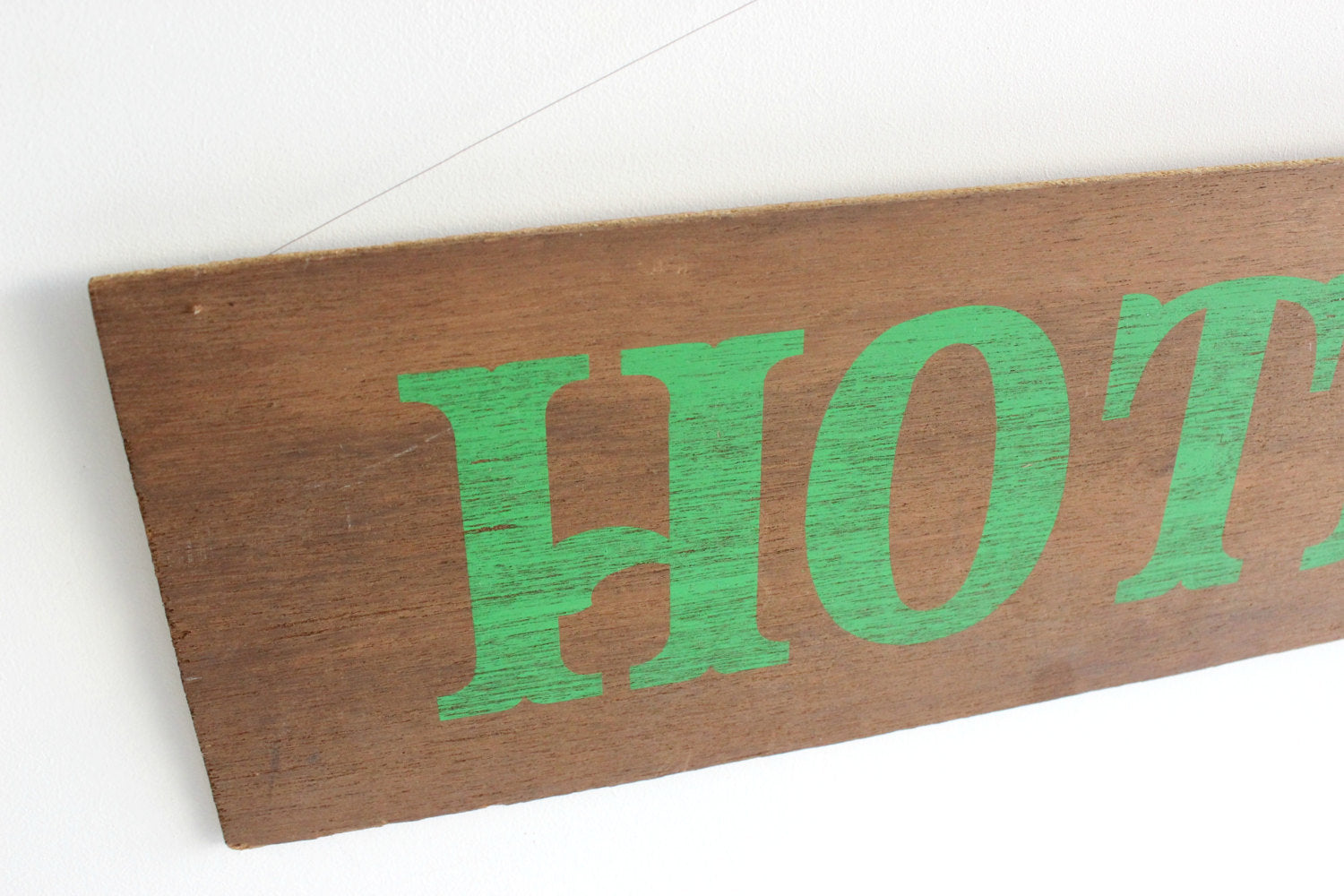 Wooden Hotel Sign, Wall Decor, Wall Art