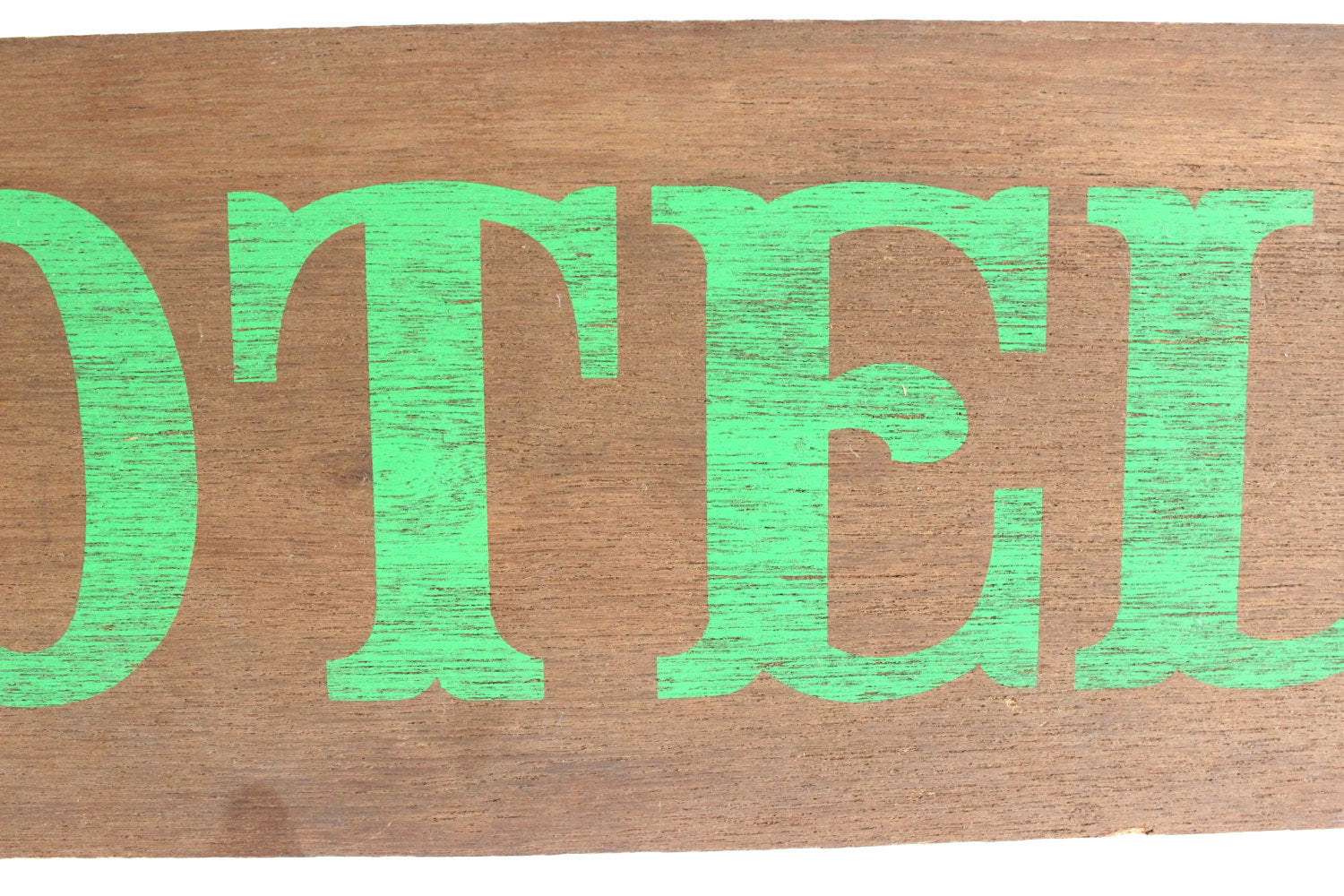 Wooden Hotel Sign, Wall Decor, Wall Art
