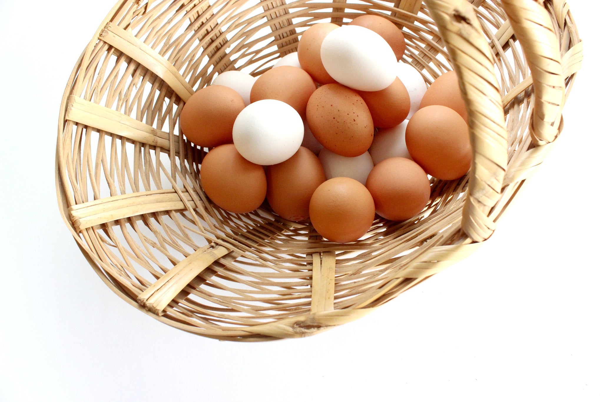 Wicker Easter Basket Made In Mexico