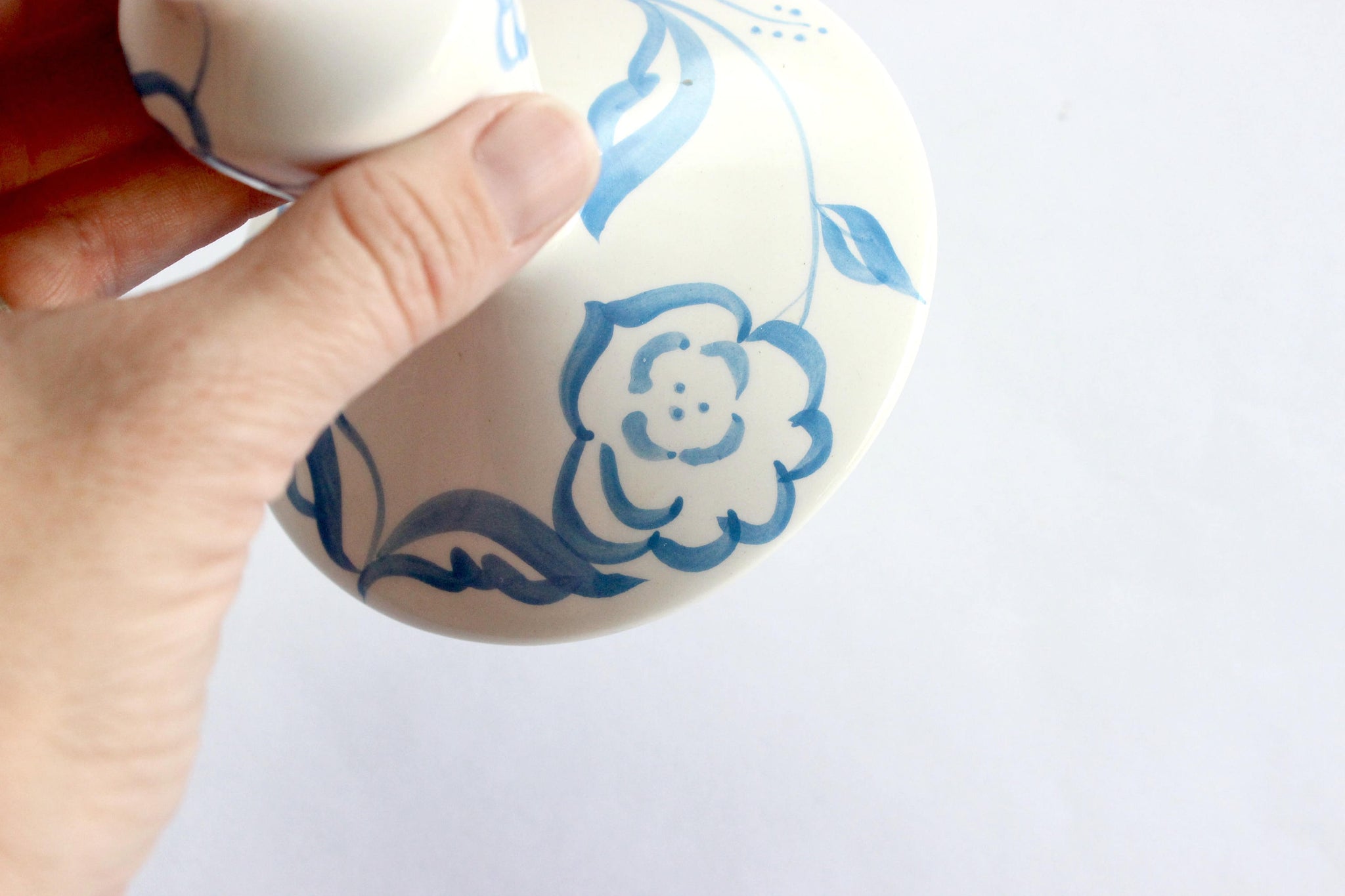 Porcelain Candlestick Holders, Hand Painted Candlestick Holders, Mother's Day Gift
