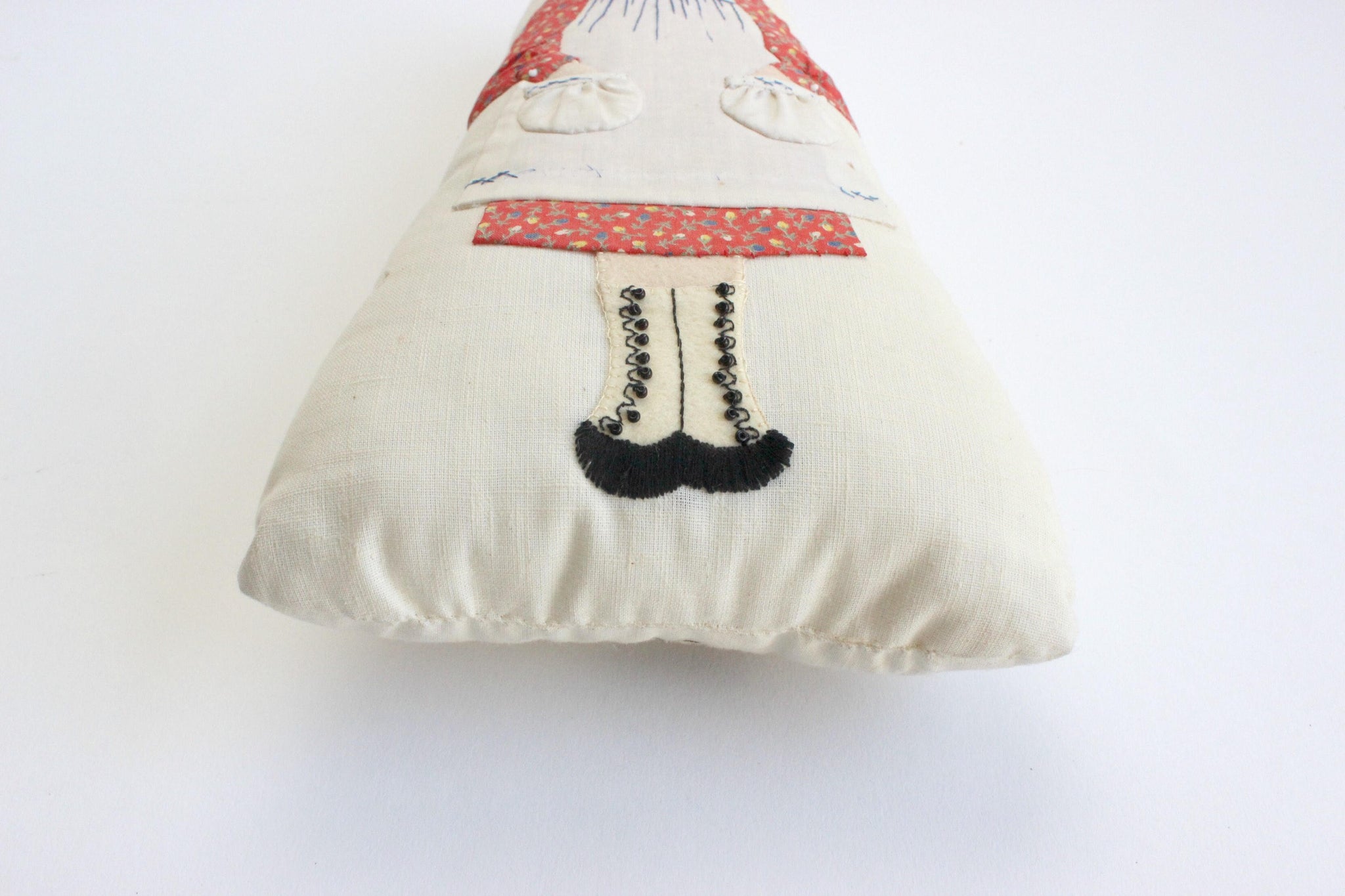Handmade Doll Pillow, Vintage Children's Toy