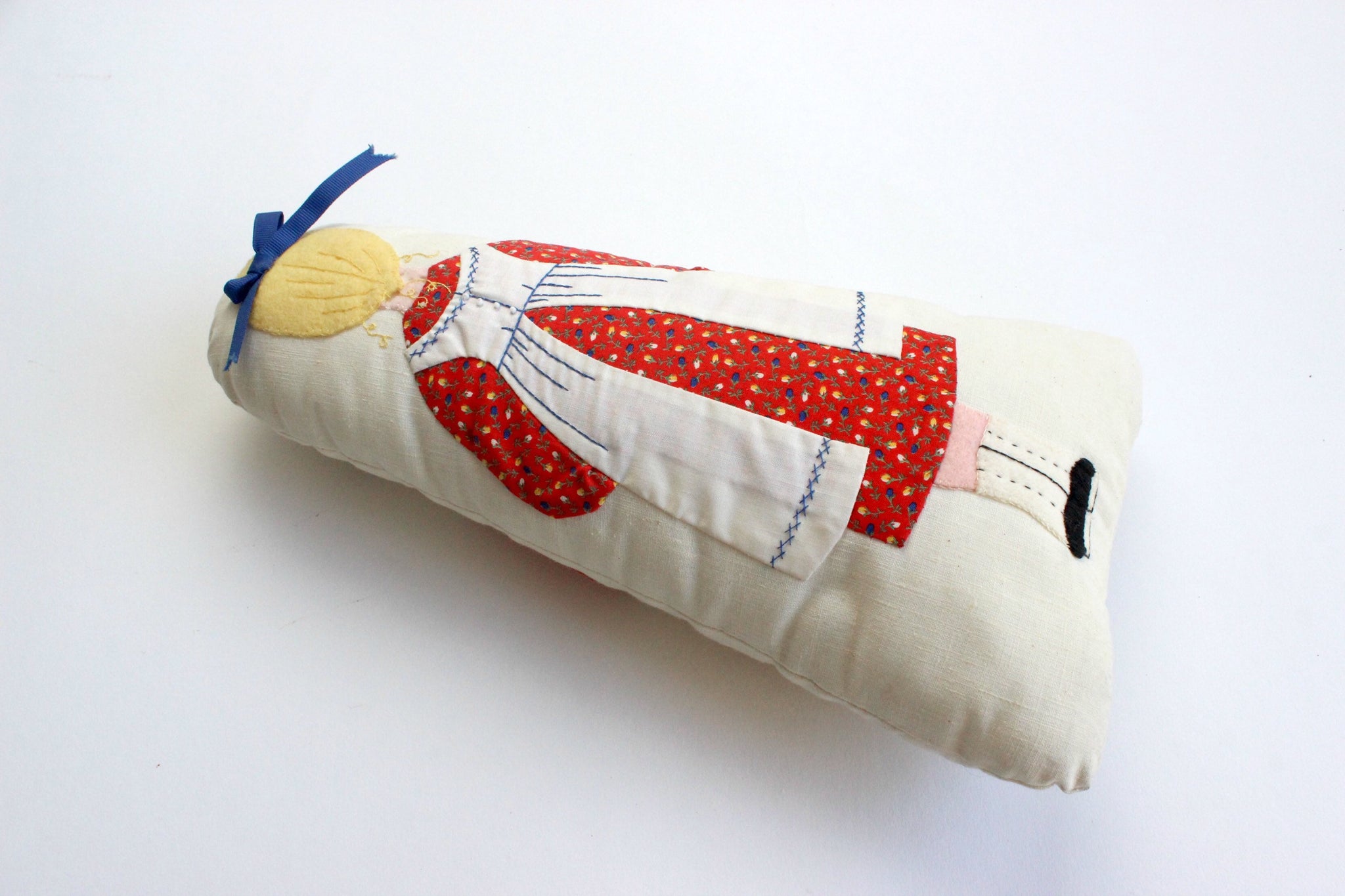 Handmade Doll Pillow, Vintage Children's Toy