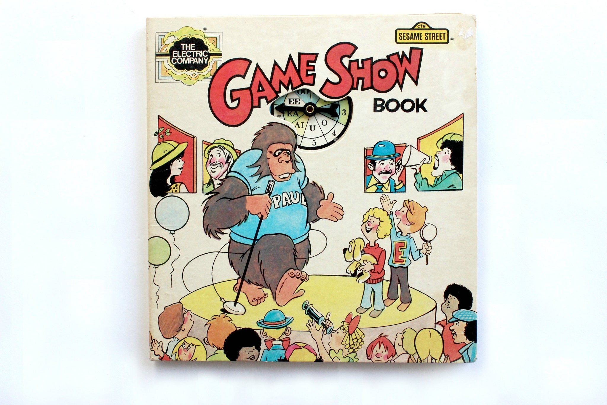Vintage Children's Book, The Game Show Book, Kids Travel Game