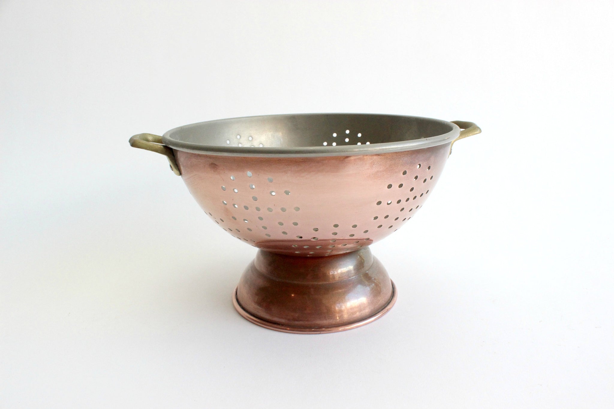 Copper Colander, Vintage Kitchen Strainer