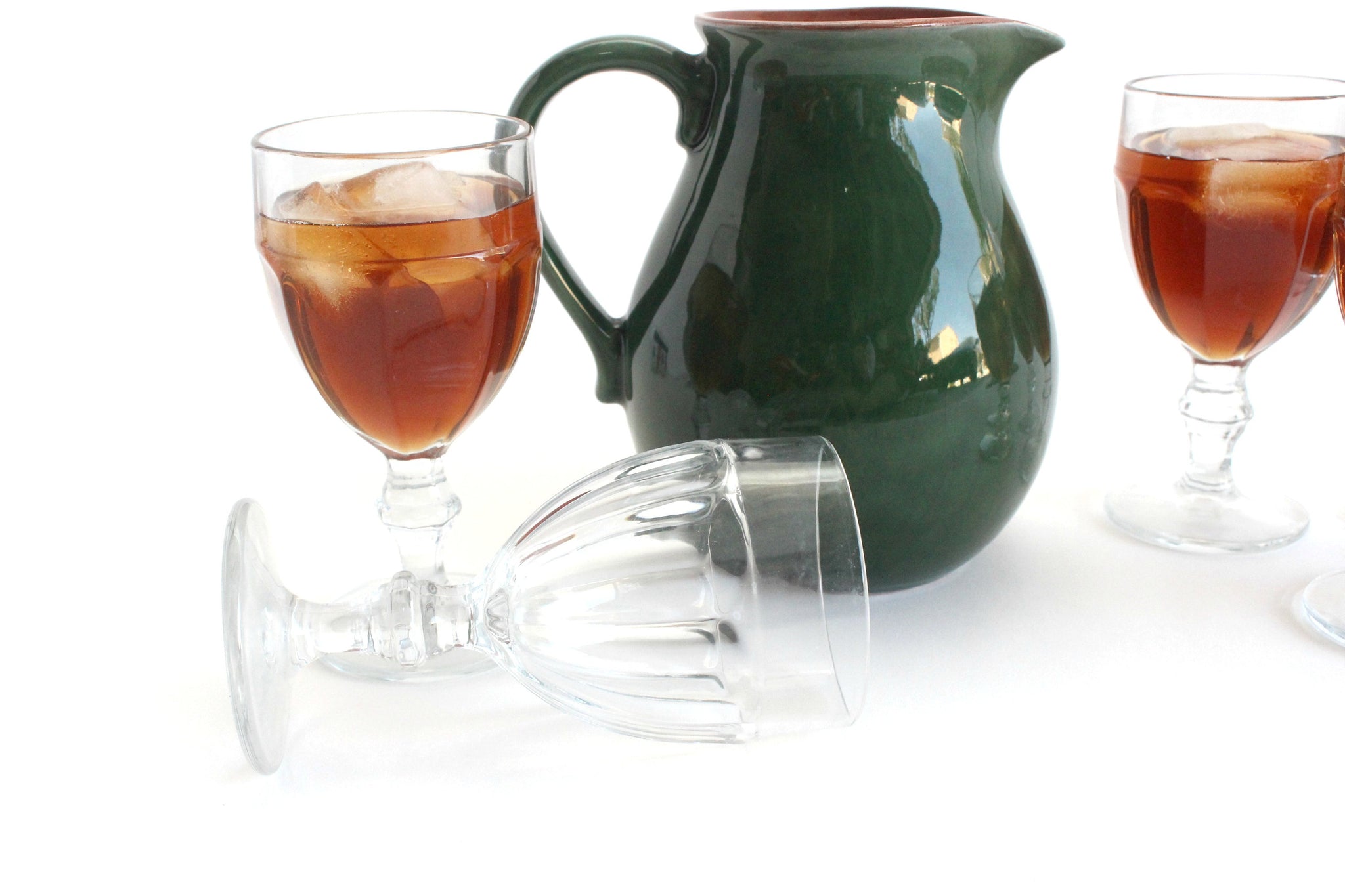Vintage Water Goblets, Iced Tea Glasses, Ice Cream Cups