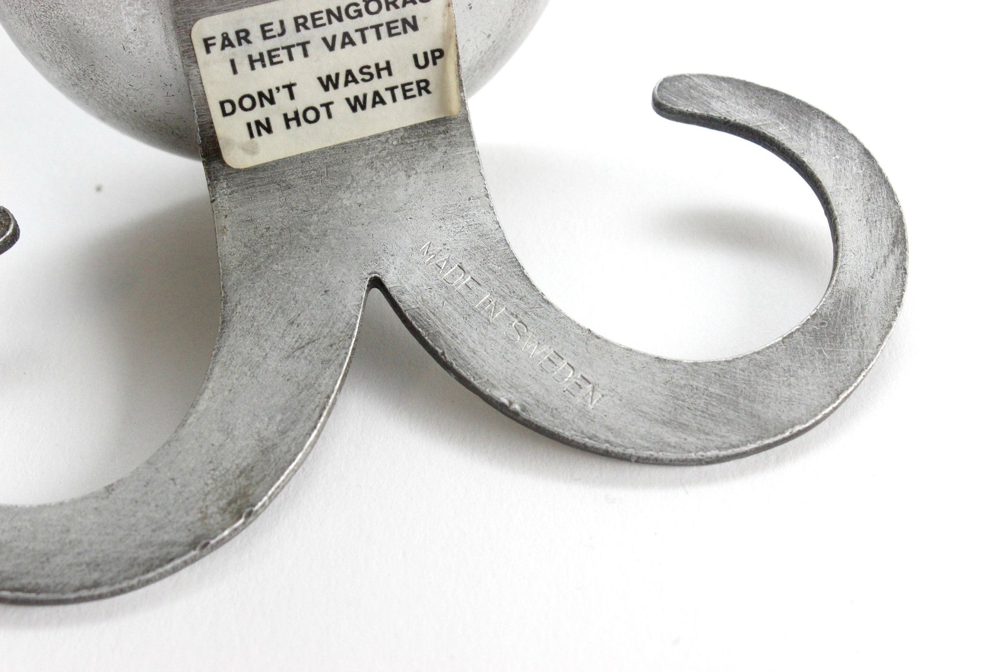 Pewter Candlestick Holder, Made in Sweden
