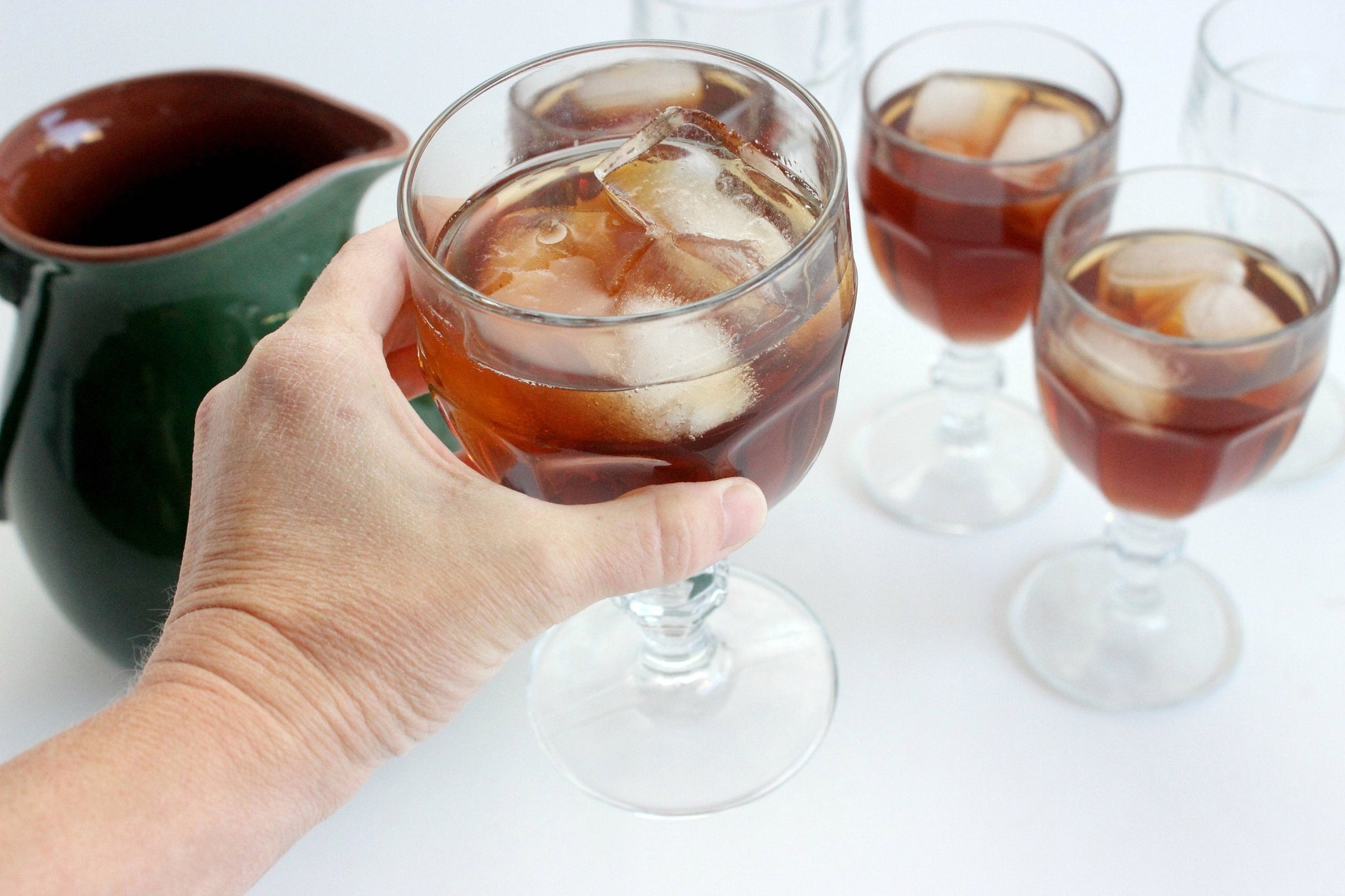 Vintage Water Goblets, Iced Tea Glasses, Ice Cream Cups