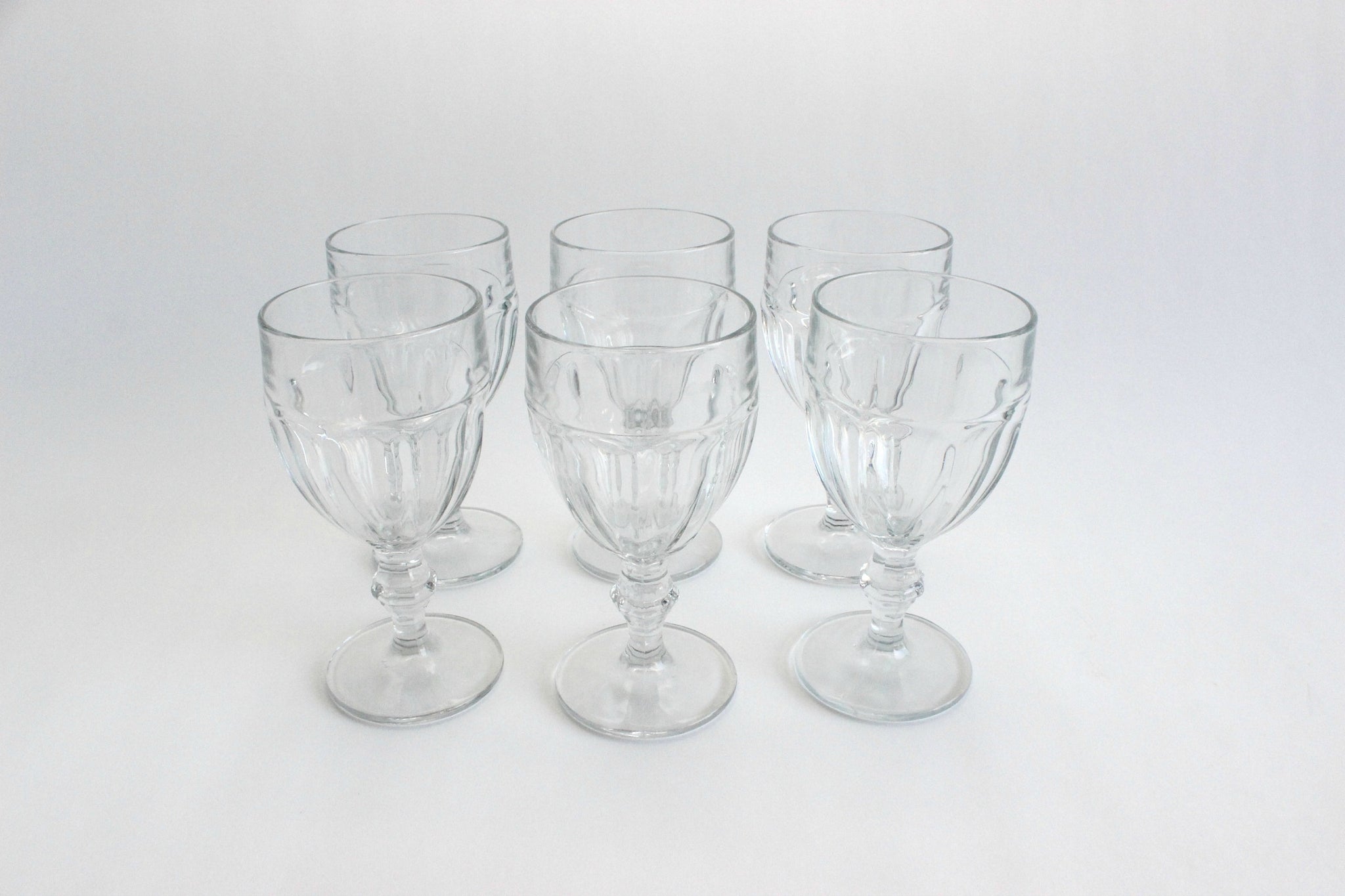 Vintage Water Goblets, Iced Tea Glasses, Ice Cream Cups