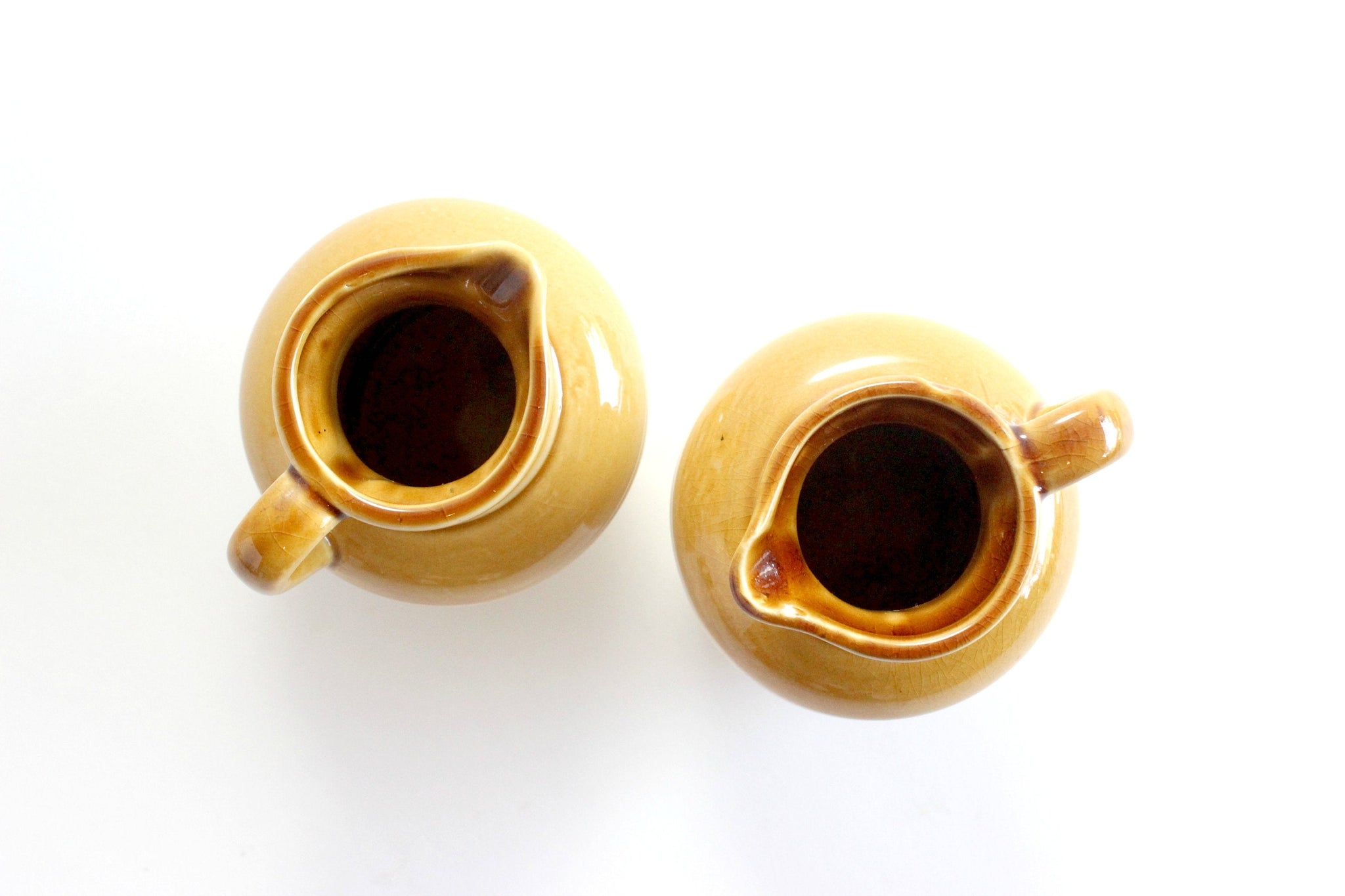 Stoneware Creamers, Miniature Ceramic Pitchers, Bud Vases