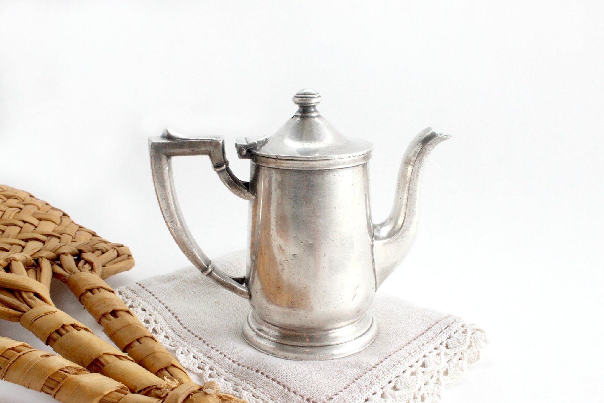 Pewter Teapot, Coffee Pot, International Silver Co.