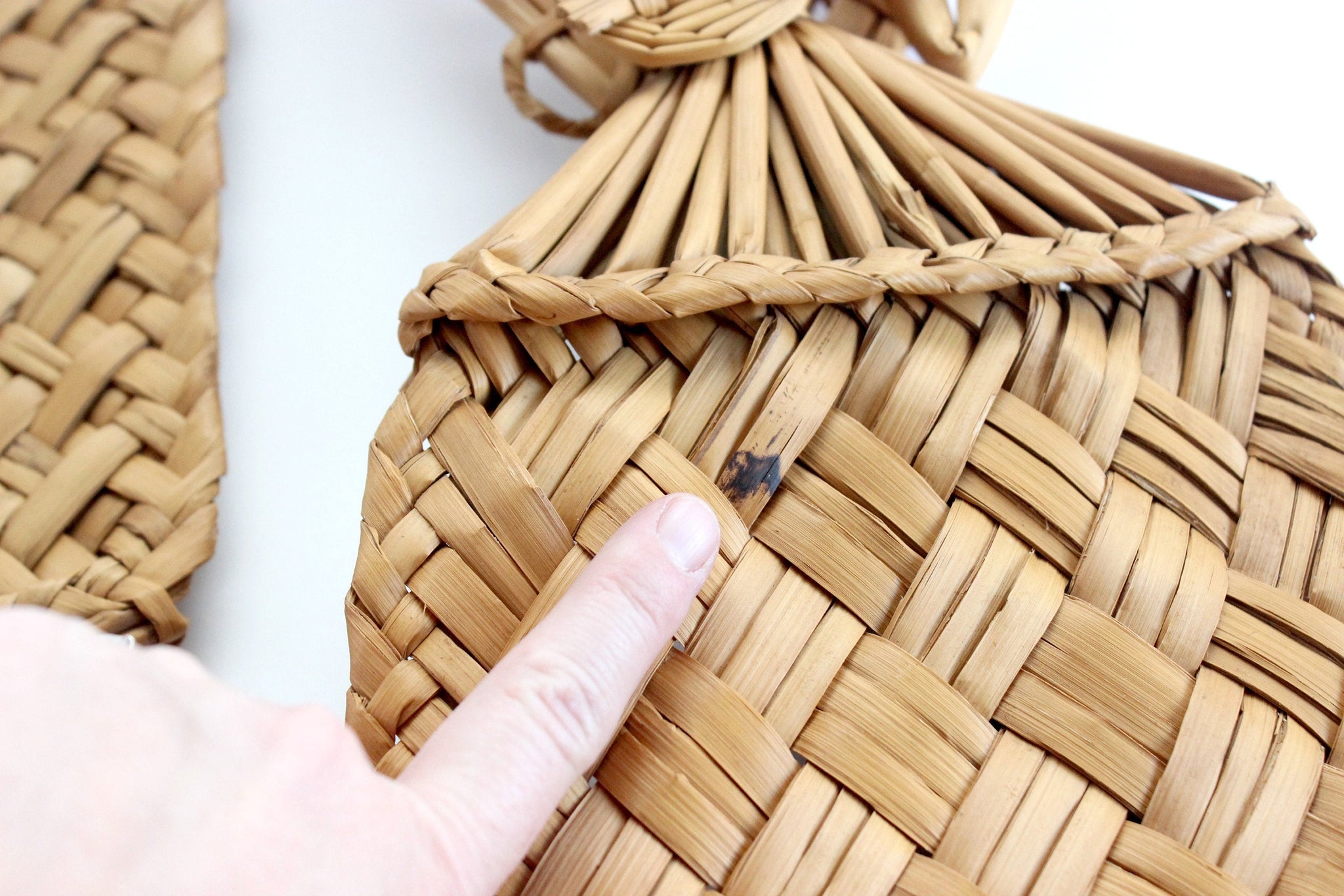 Woven Straw Art, Wall Hangings, Made in Mexico