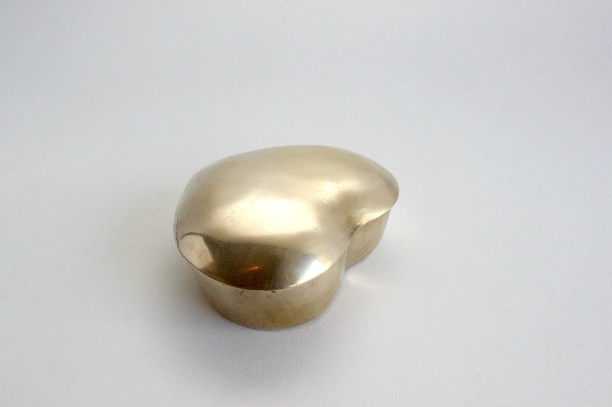 Heart Shaped Jewelry Box, Brass Keepsake Box, Gift For Her, Stocking Stuffer