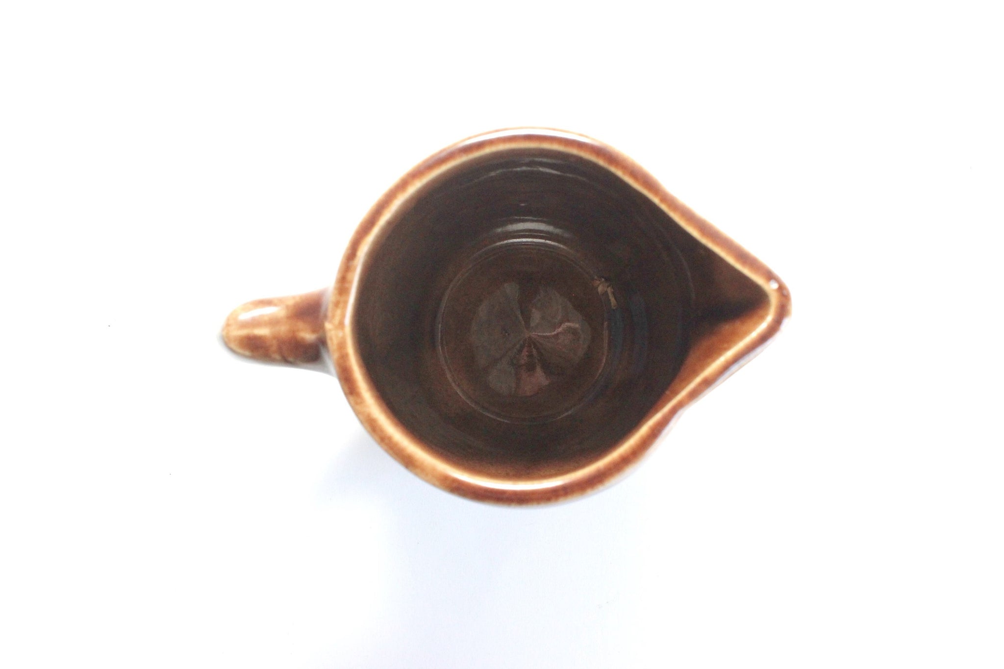 Glazed Ceramic Pitcher, Vintage Stoneware Vase