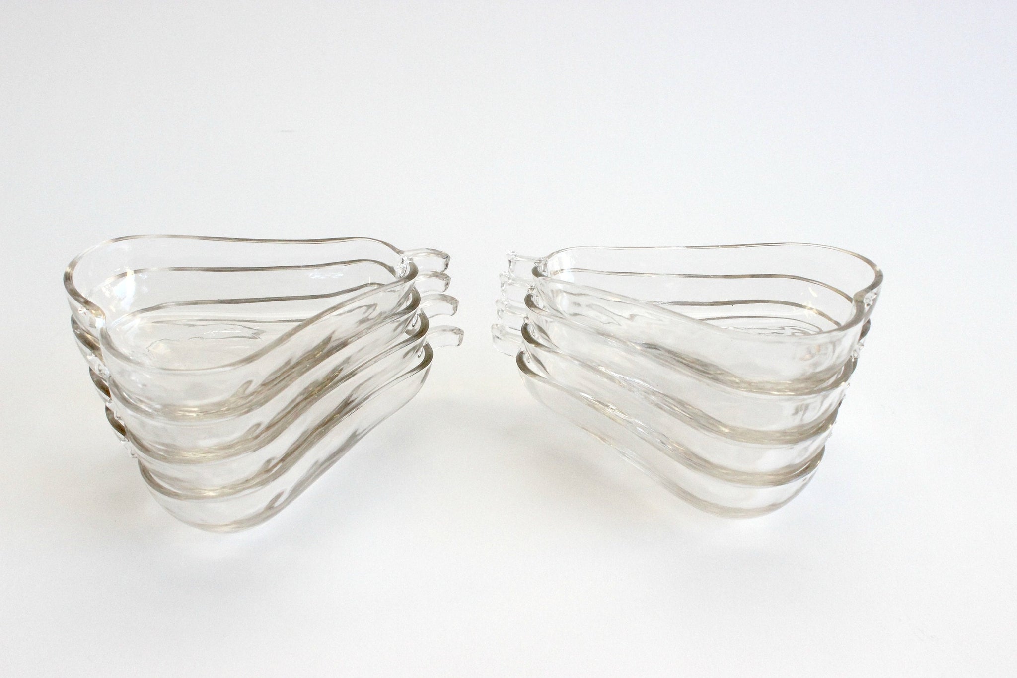 Glass Pear Dish, Small Pear Shaped Bowl, Side Dish Serving Bowl, Fall Kitchen Decor