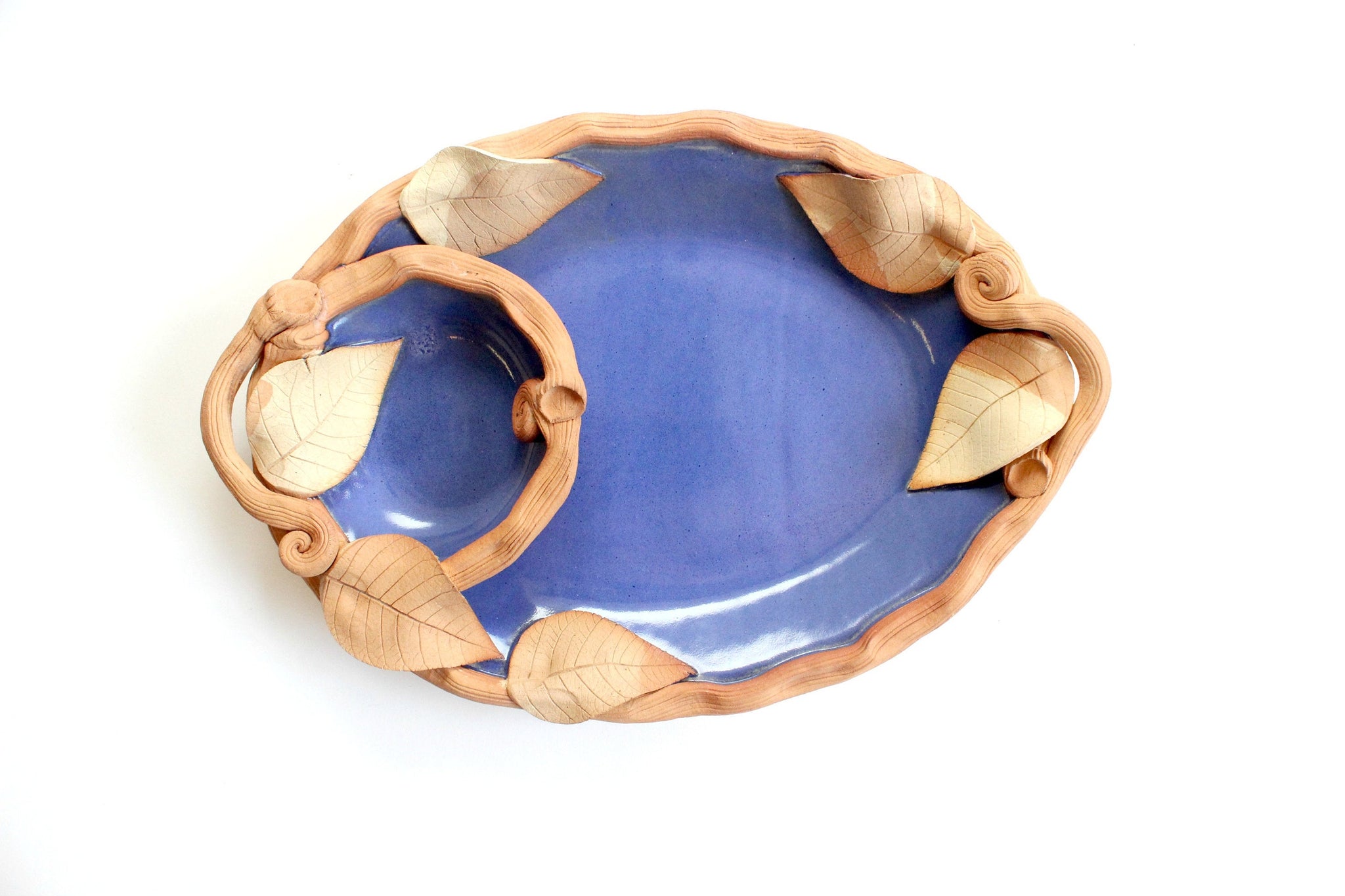 Ceramic Serving Platter, Fall Decor Serving Plate