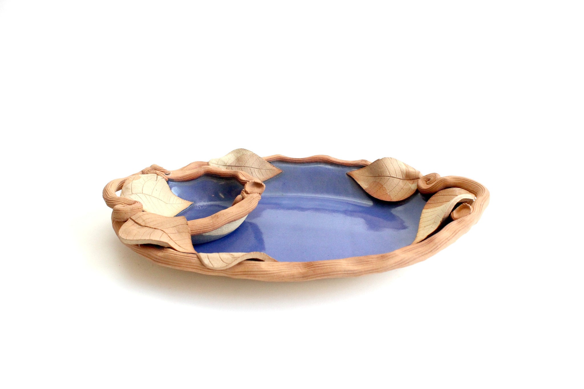 Ceramic Serving Platter, Fall Decor Serving Plate