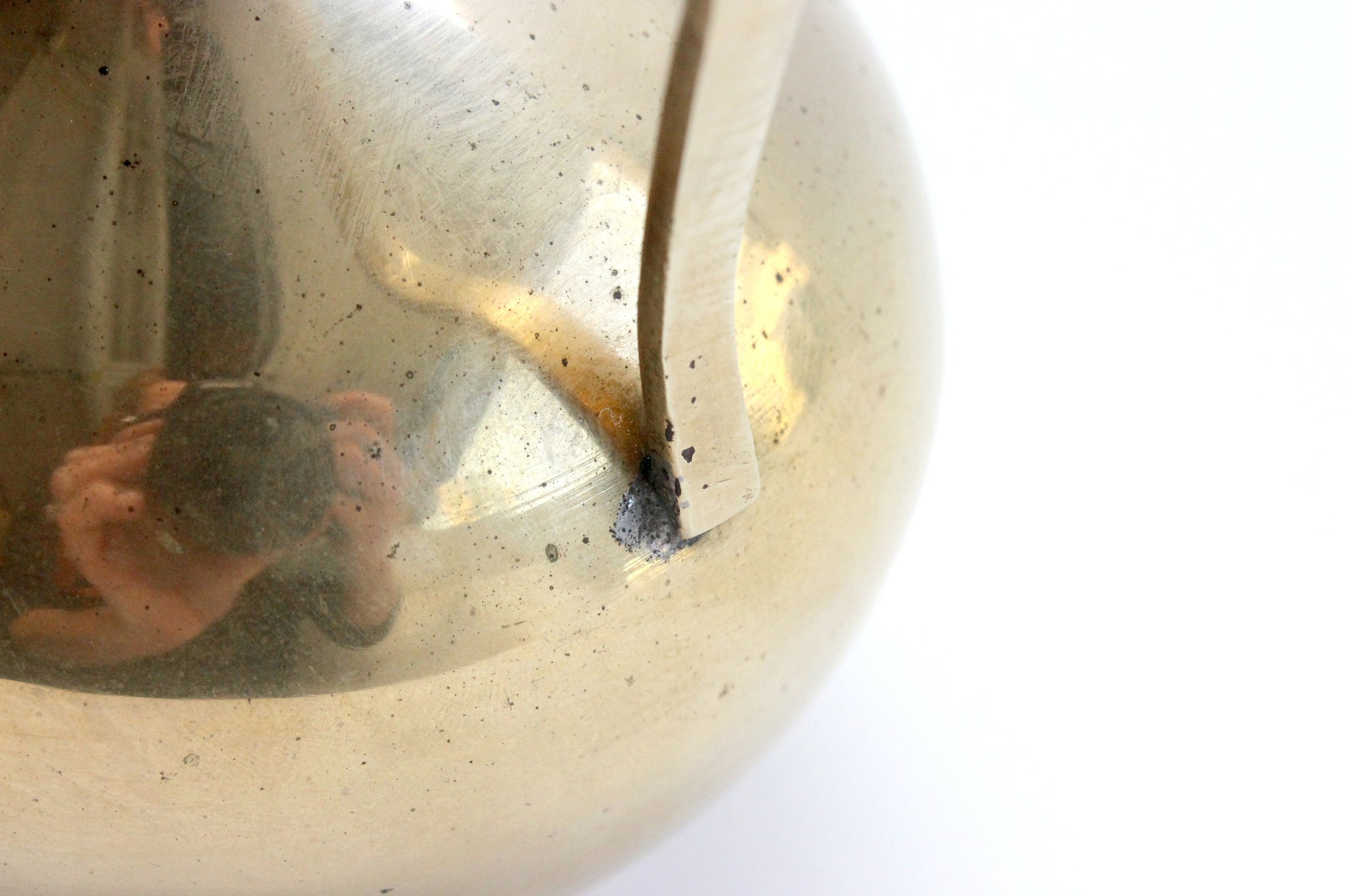Small Solid Brass Pitcher, Vintage Bud Vase