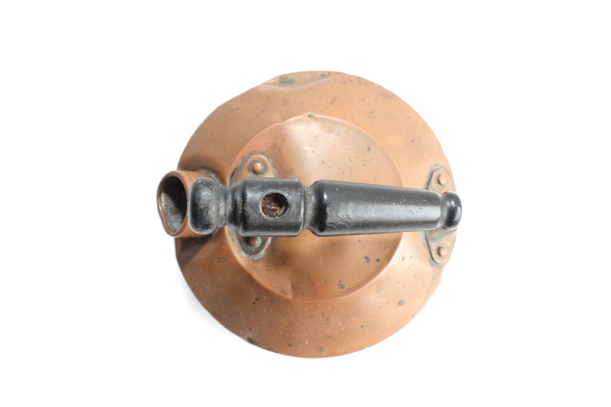 Antique Copper Kettle, Farmhouse Kitchen Decor
