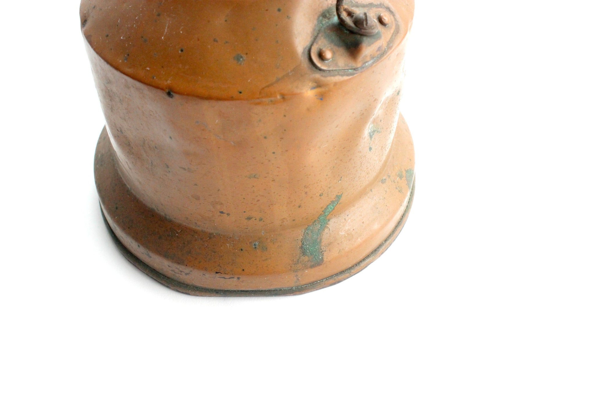 Antique Copper Kettle, Farmhouse Kitchen Decor