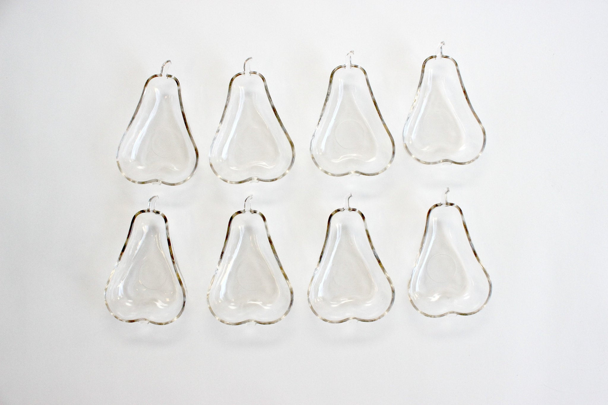 Glass Pear Dish, Small Pear Shaped Bowl, Side Dish Serving Bowl, Fall Kitchen Decor