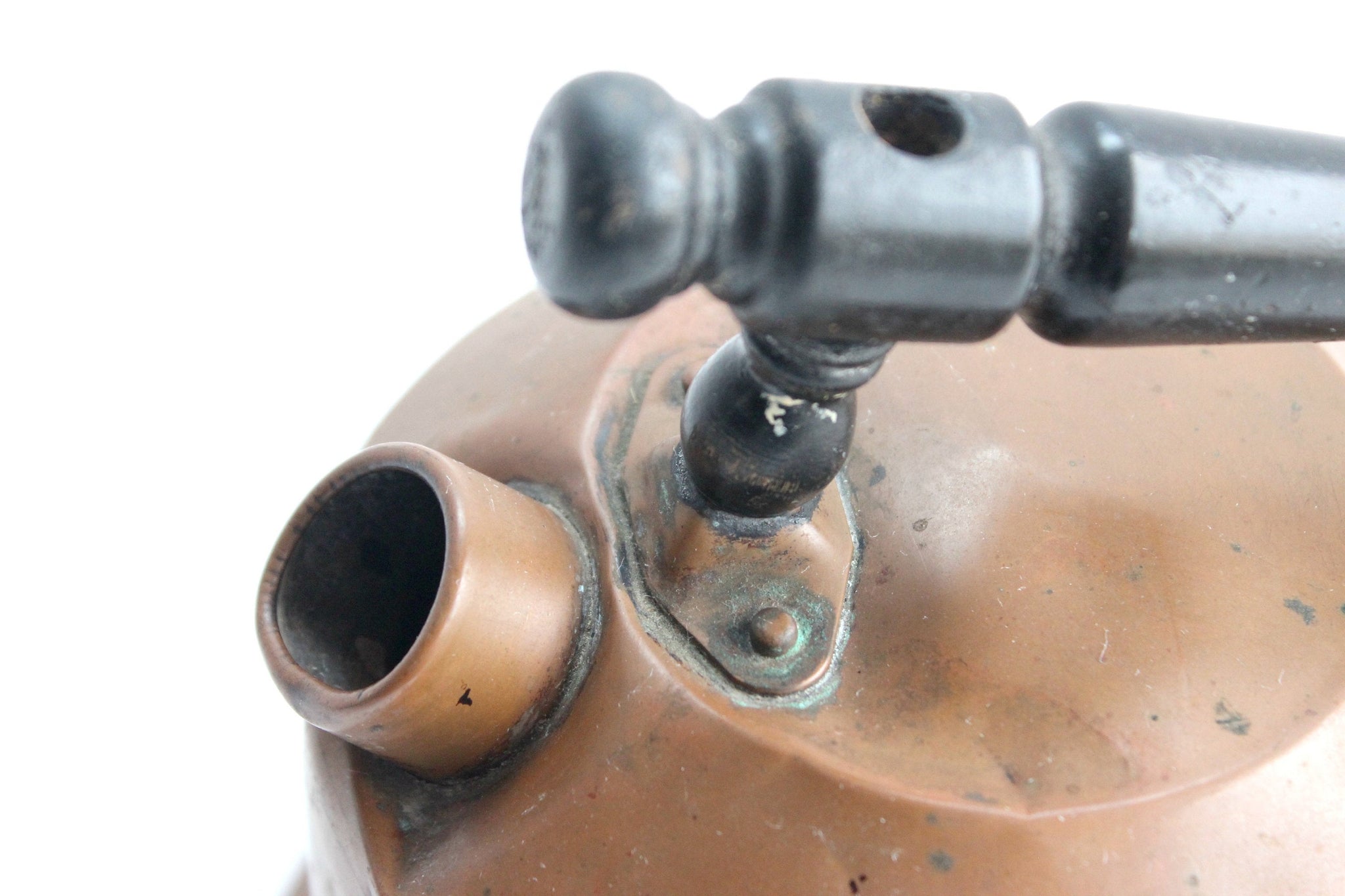 Antique Copper Kettle, Farmhouse Kitchen Decor