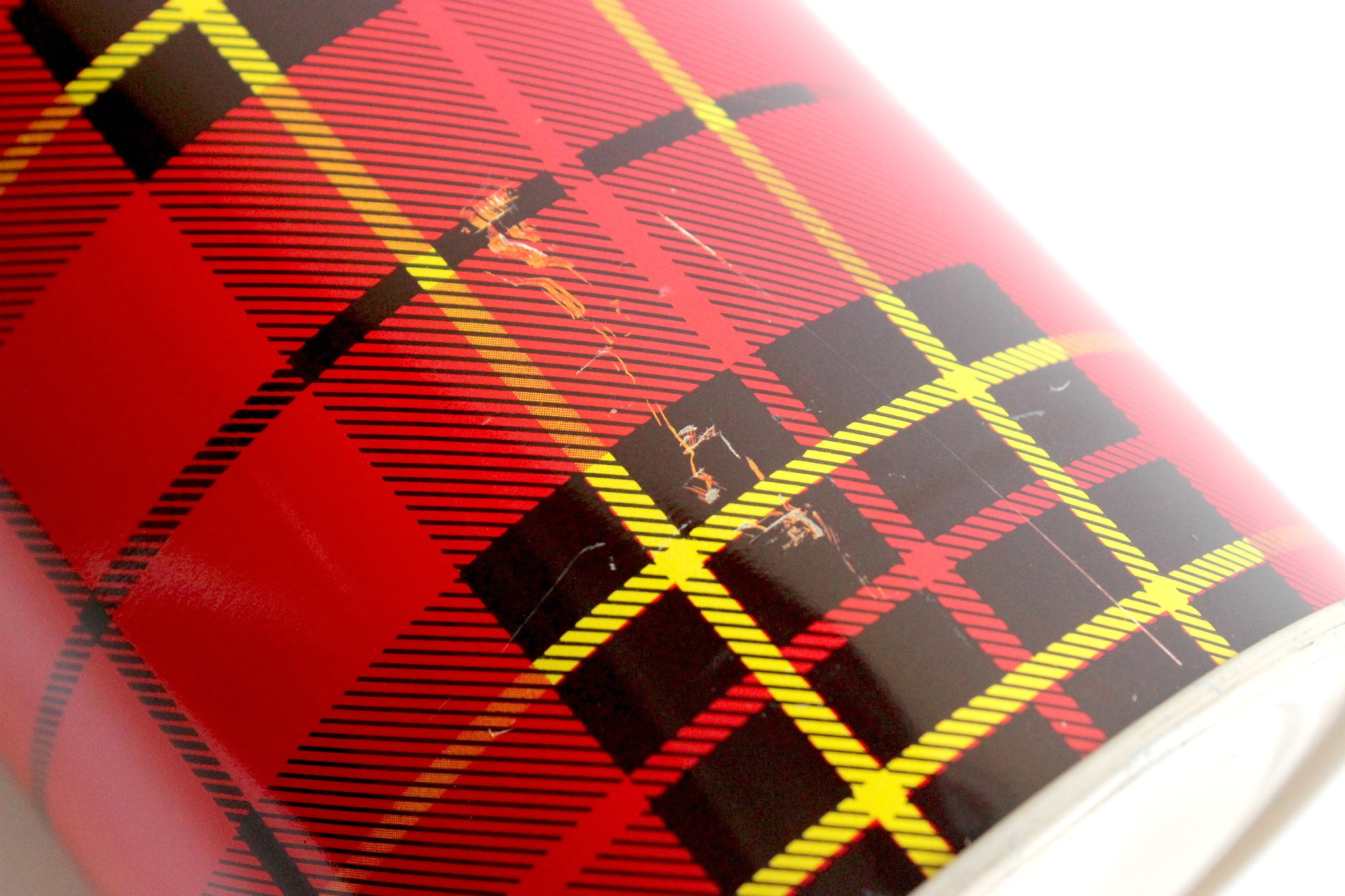 Vintage Red & Black Plaid Thermos, 1973 King-Seeley Thermos