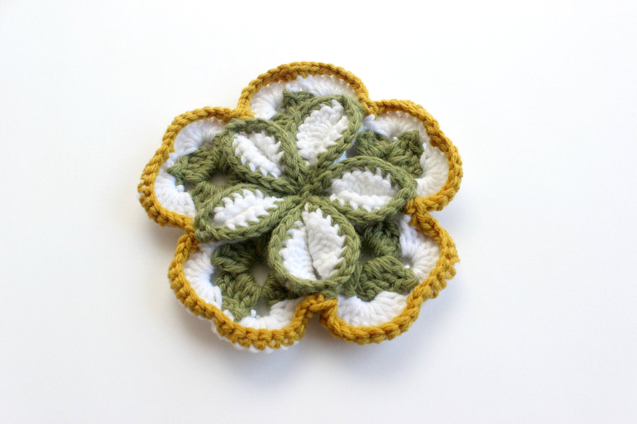 Knit Doily, Gift Wrap Topper, Craft Supply