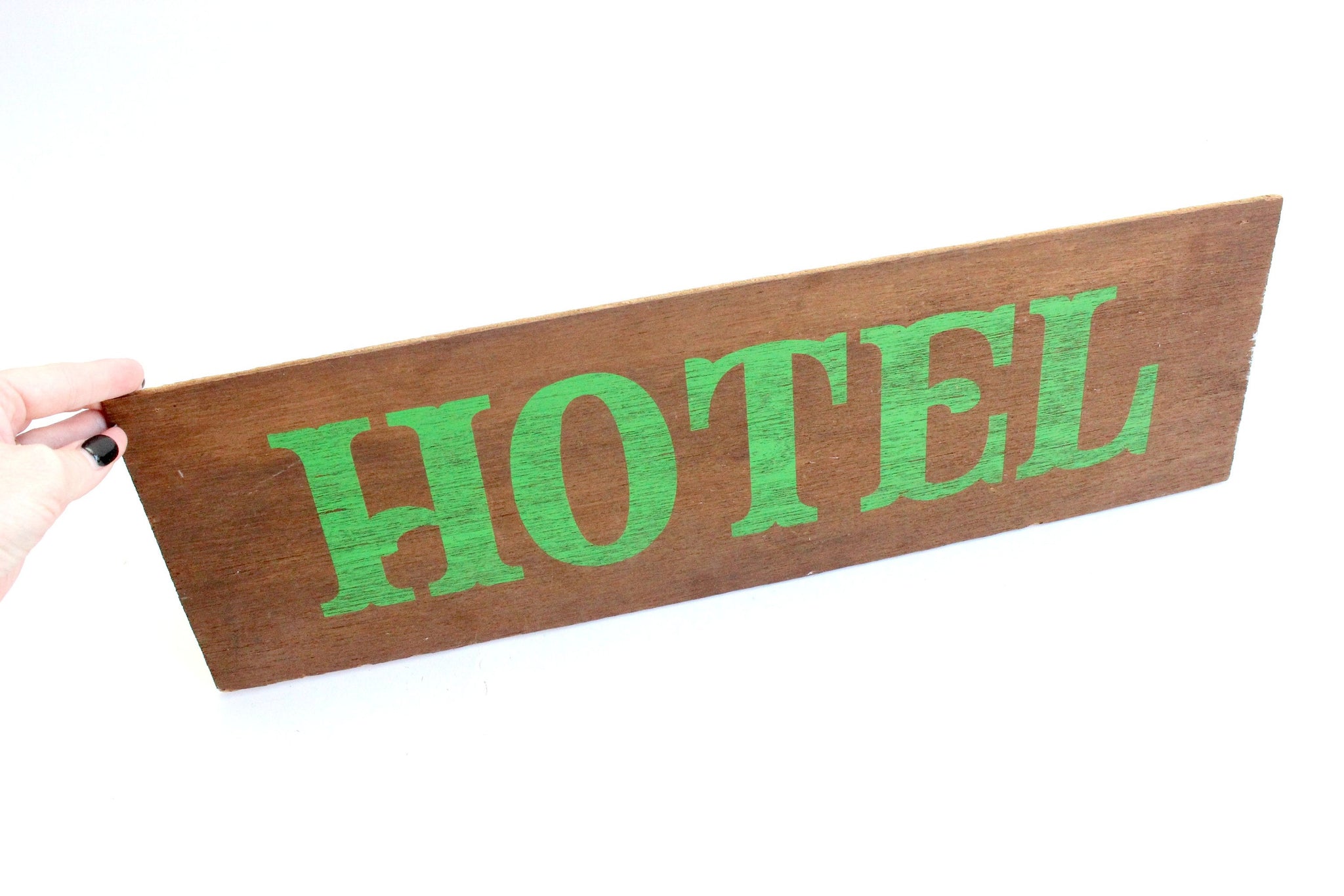 Wooden Hotel Sign, Wall Decor, Wall Art