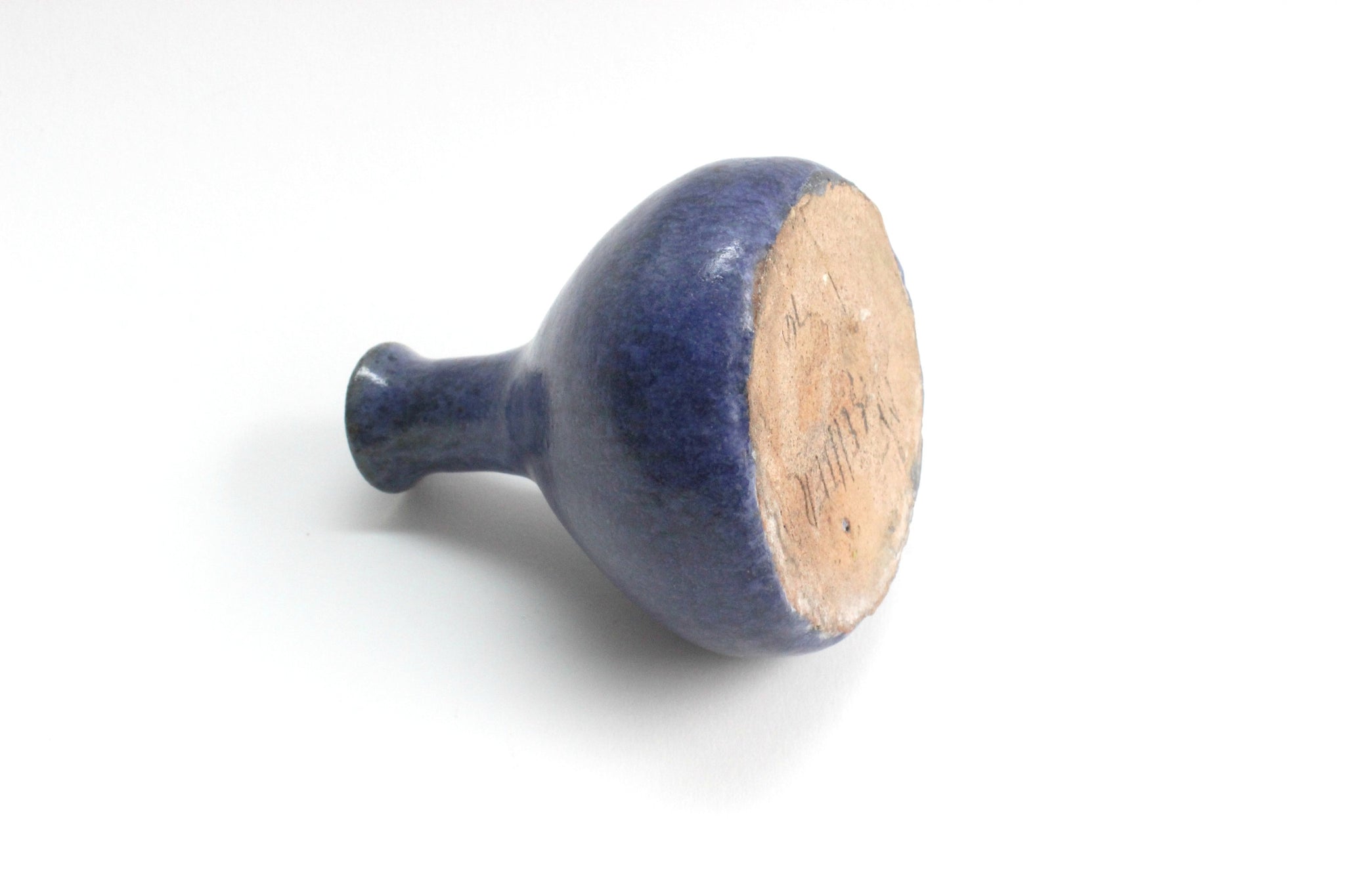 Vintage Stoneware Bud Vase, Hand Made Pottery